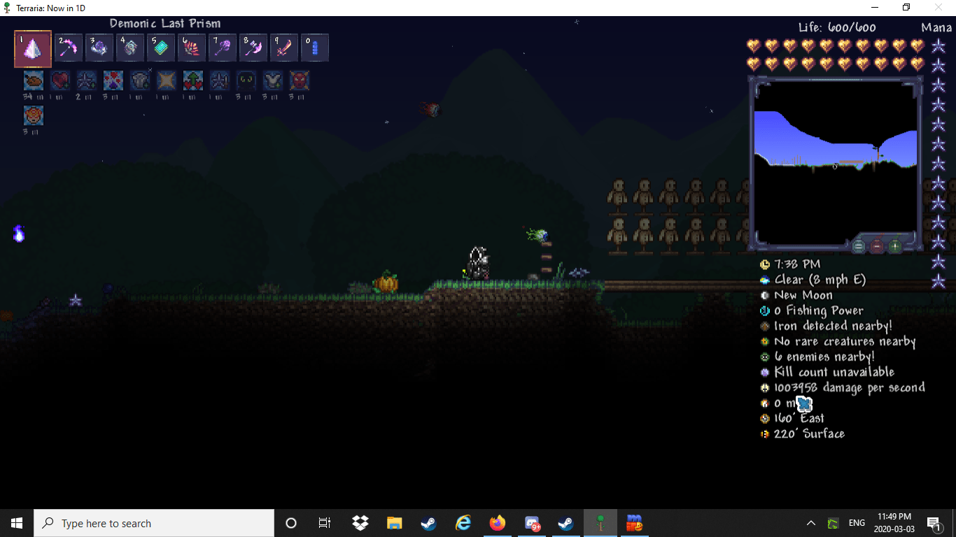 I was finally able to hit 1 million damage per second after much trial