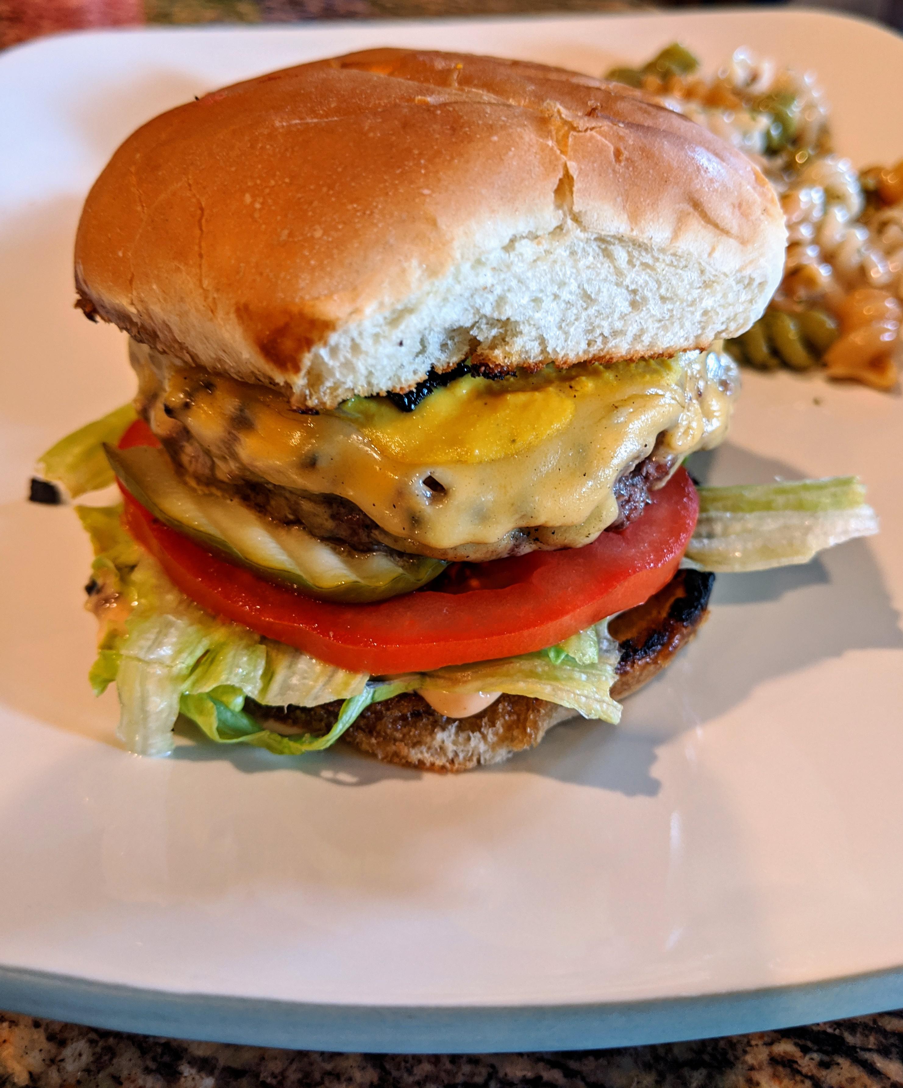 Sunday afternoon baseball & burgers r/burgers
