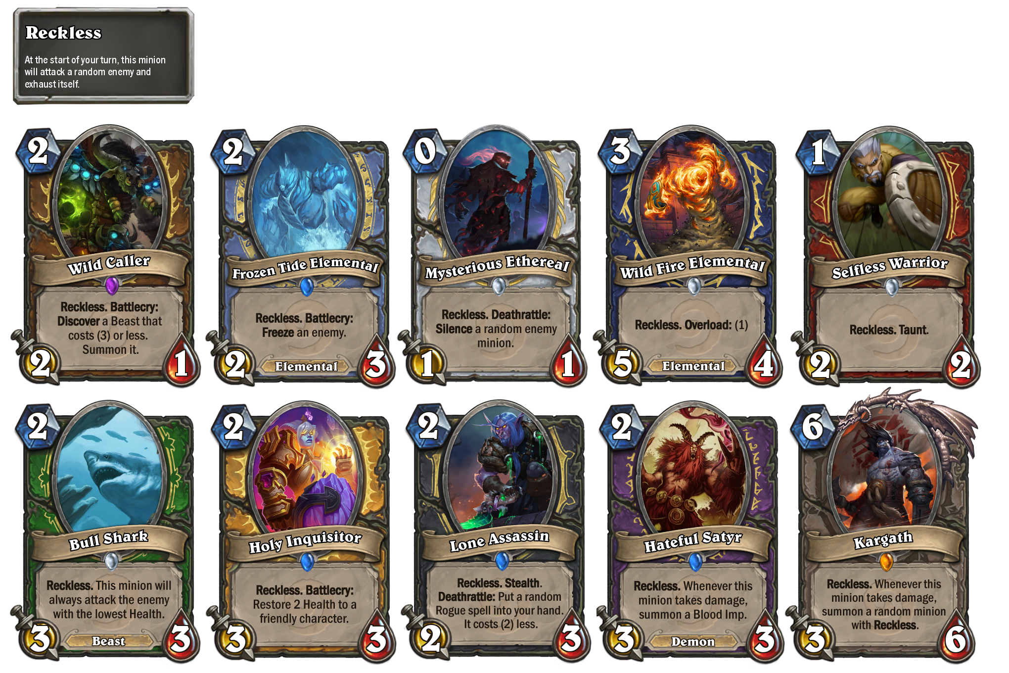 "Battle Pets?! In my Hearthstone!? More likely than you think!" [Keyword Concept + Card Designs