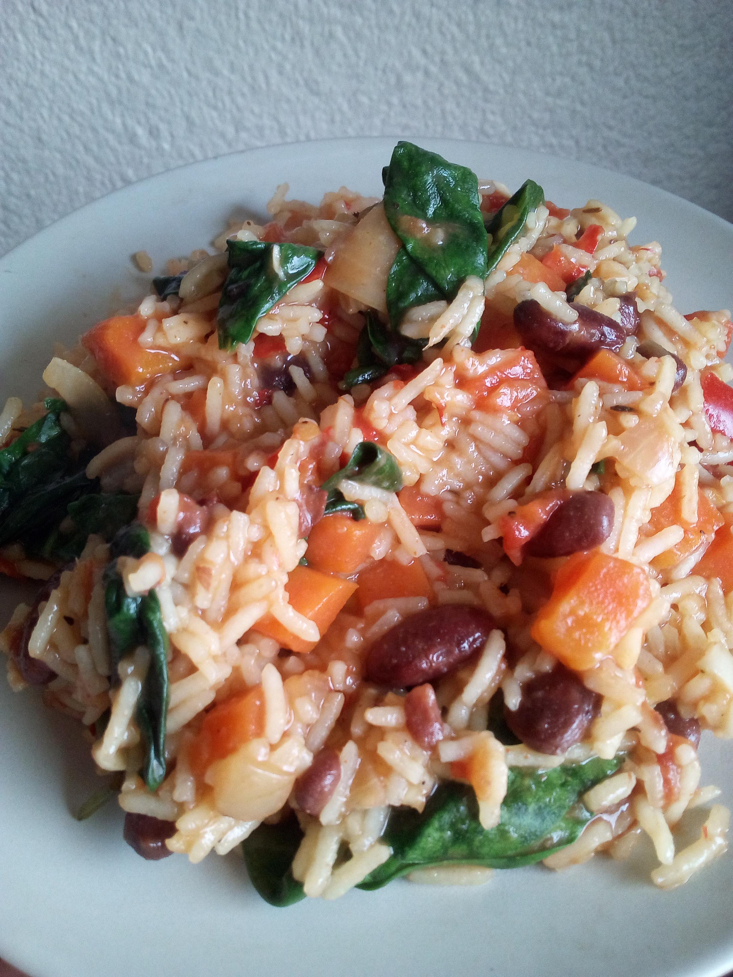 Week 6 Jamaican Vegan Jambalaya r/52weeksofcooking