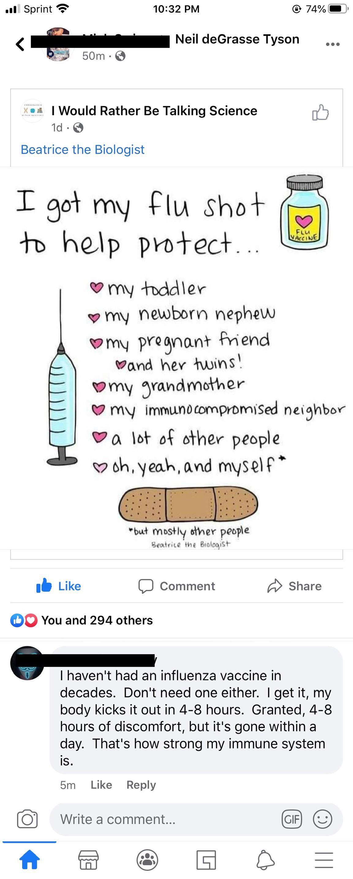 That's how strong my immune system is. insanepeoplefacebook