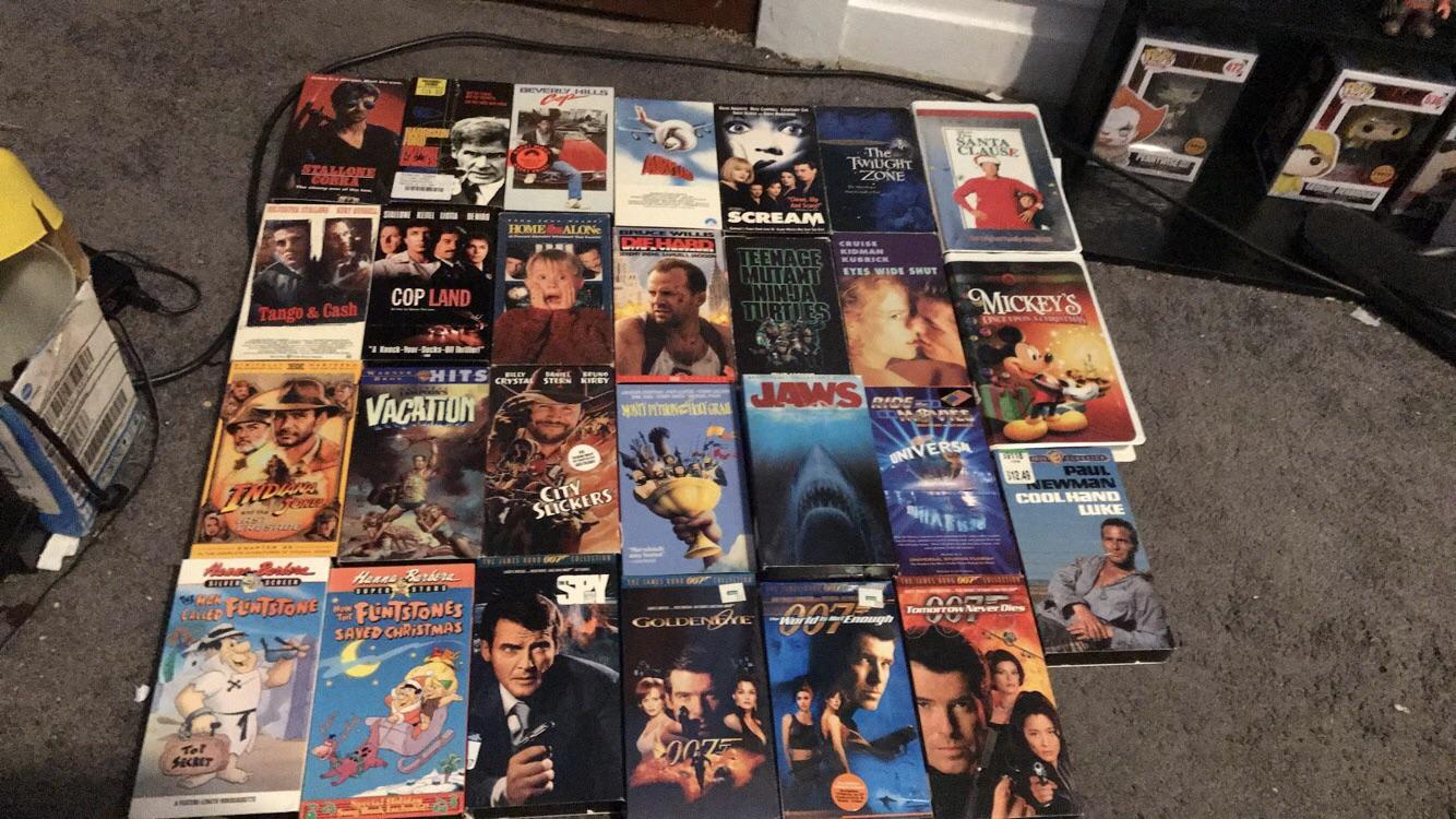 Pickups from Goodwill, both Flinstones tapes won in an EBay auction