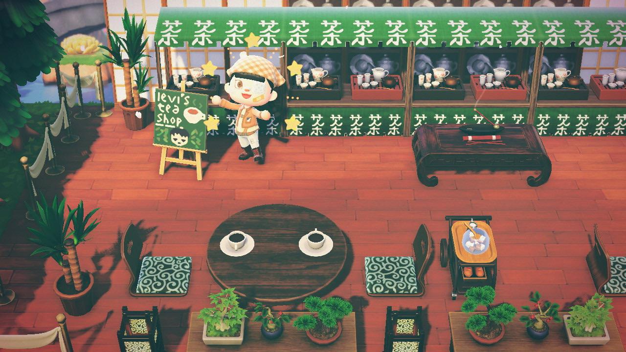 Decided to make a tea shop dedicated to Levi in ACNH r/attackontitan