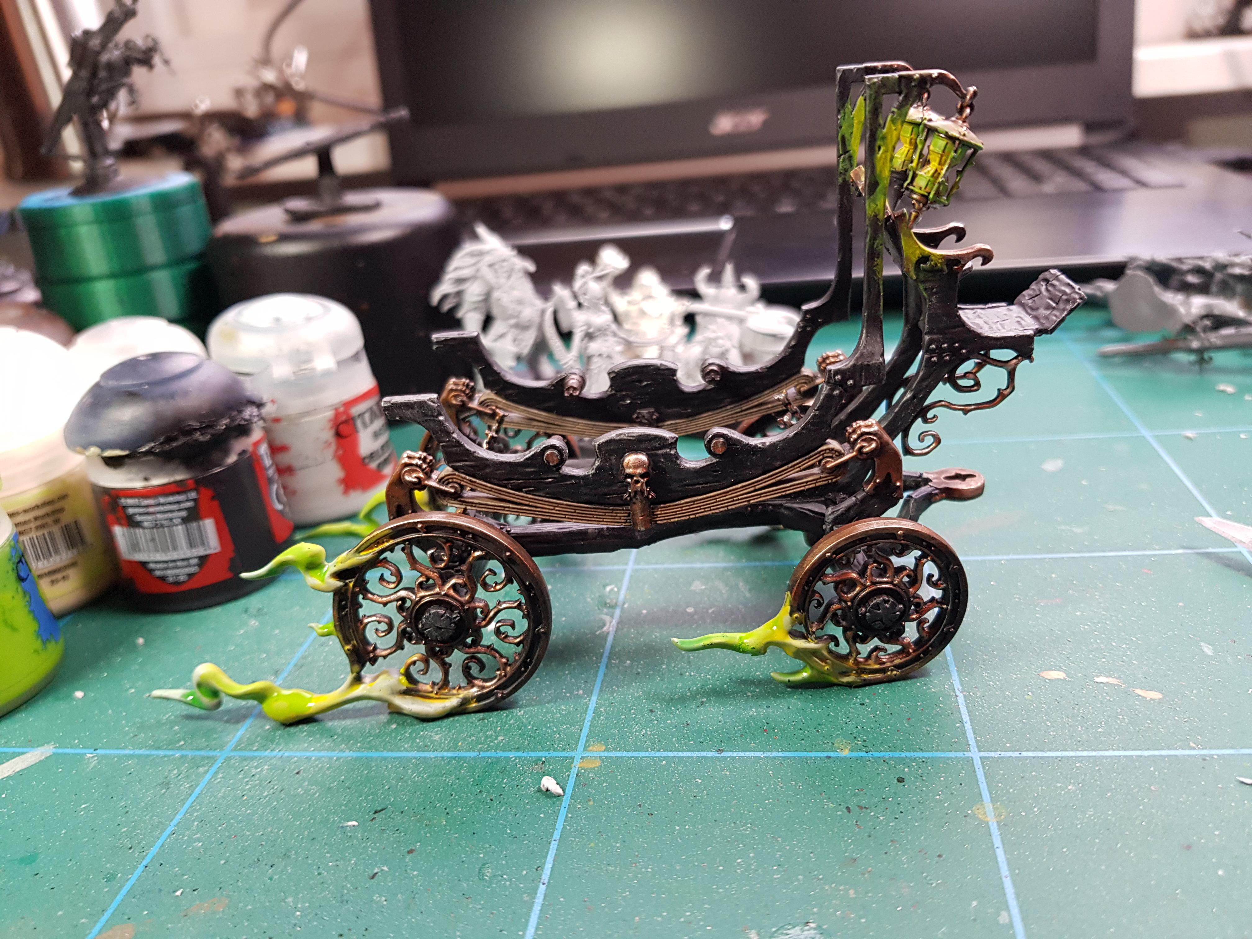 Nighthaunt Black Coach in progress r/minipainting