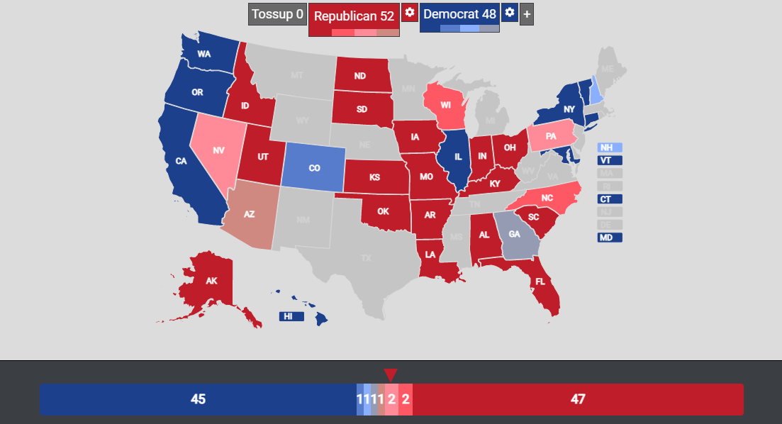 2023 US Senate Prediction YAPms