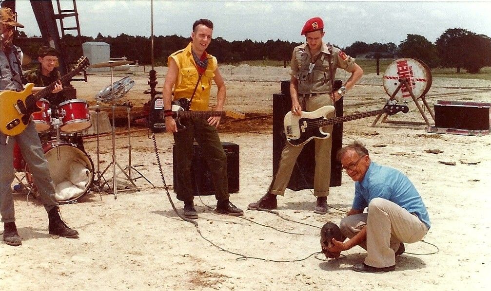 The Clash behind the scenes making the music video for Rock the Casbah