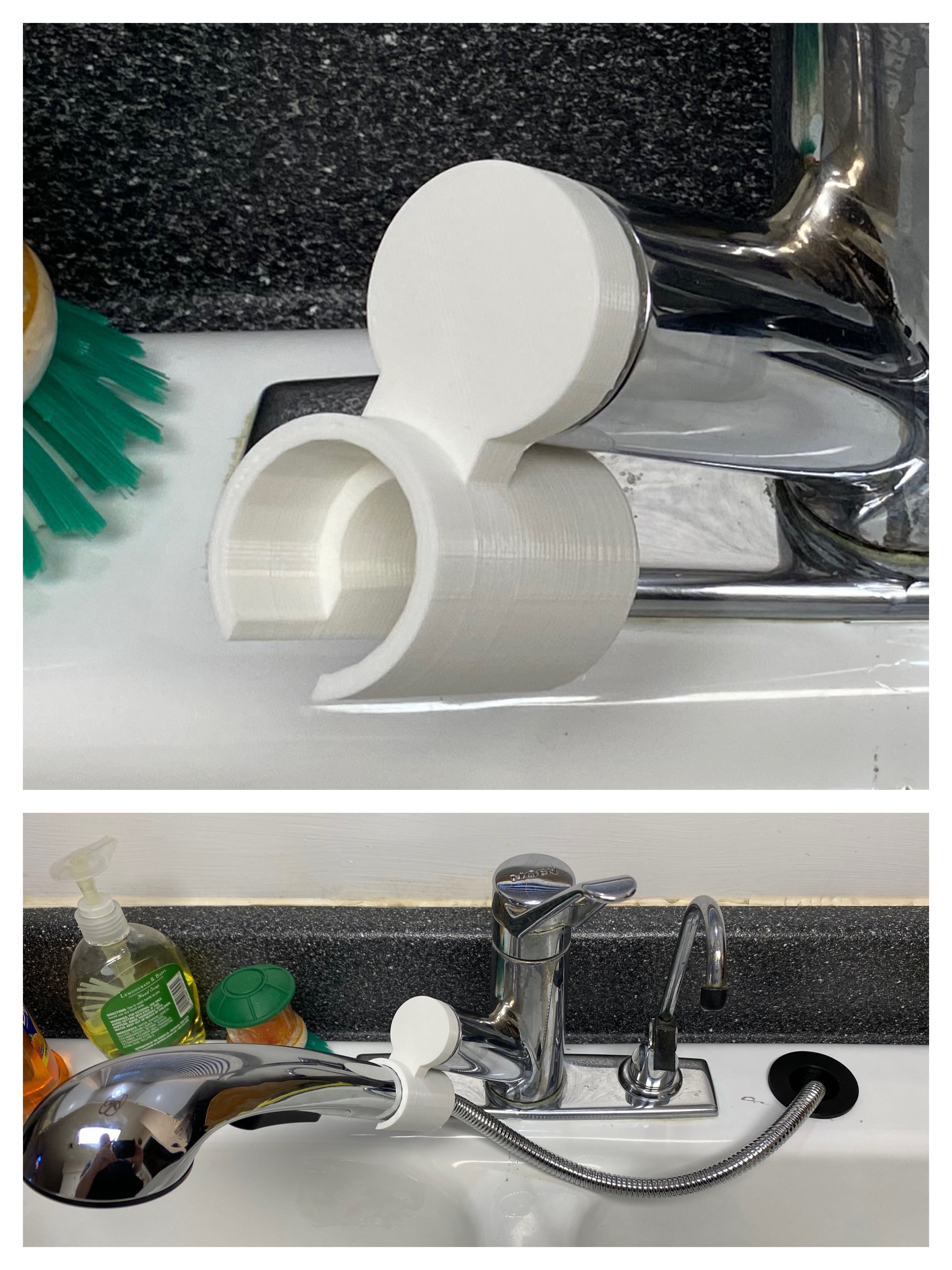 Kitchen sink removable sprayer hose broke. Can't be replaced without