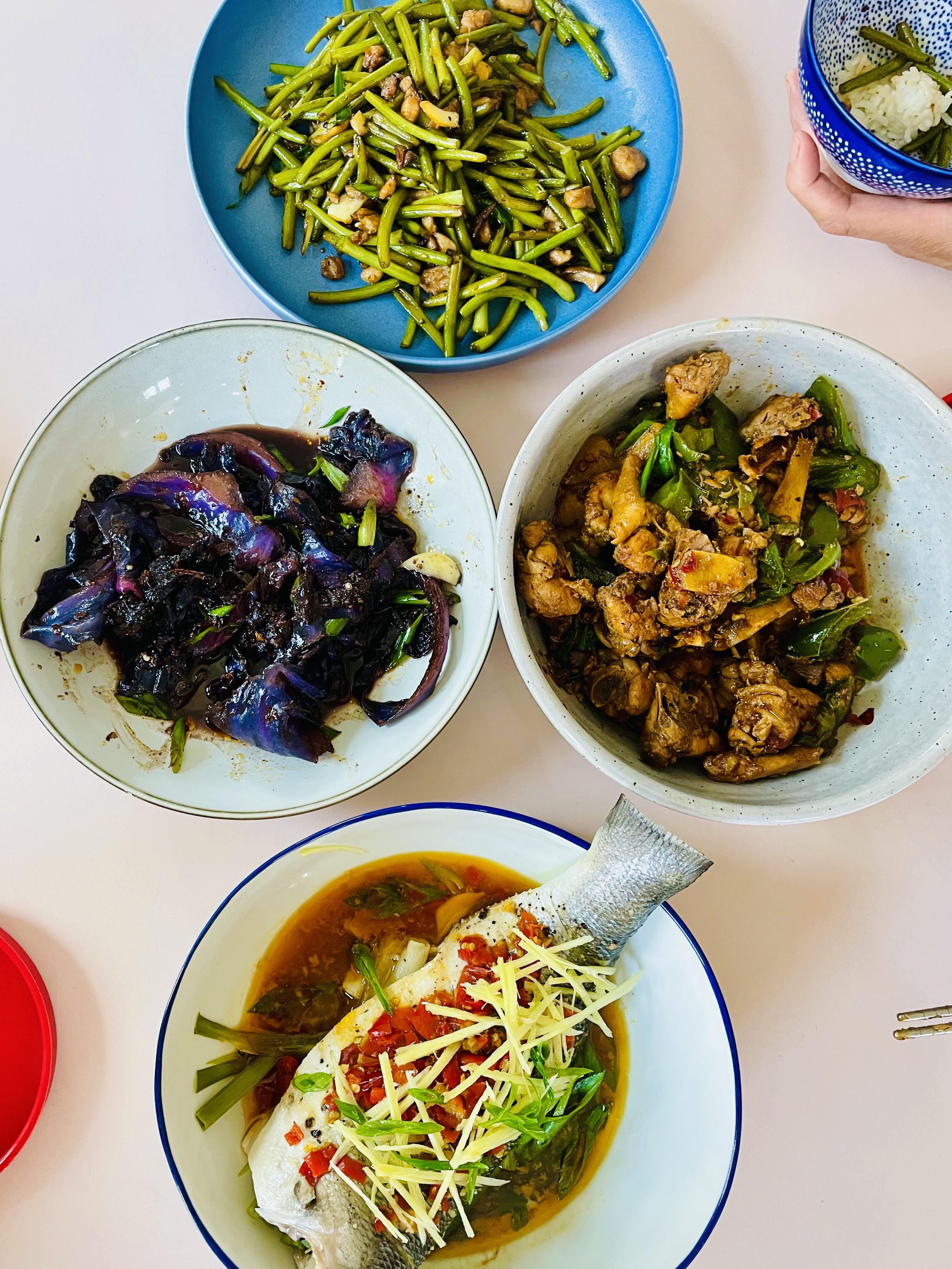 Sunday lunch got a new range hood that can vent properly, so decided