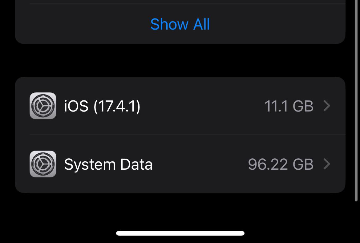 Iphone system data taking up all my storage r/iphonehelp