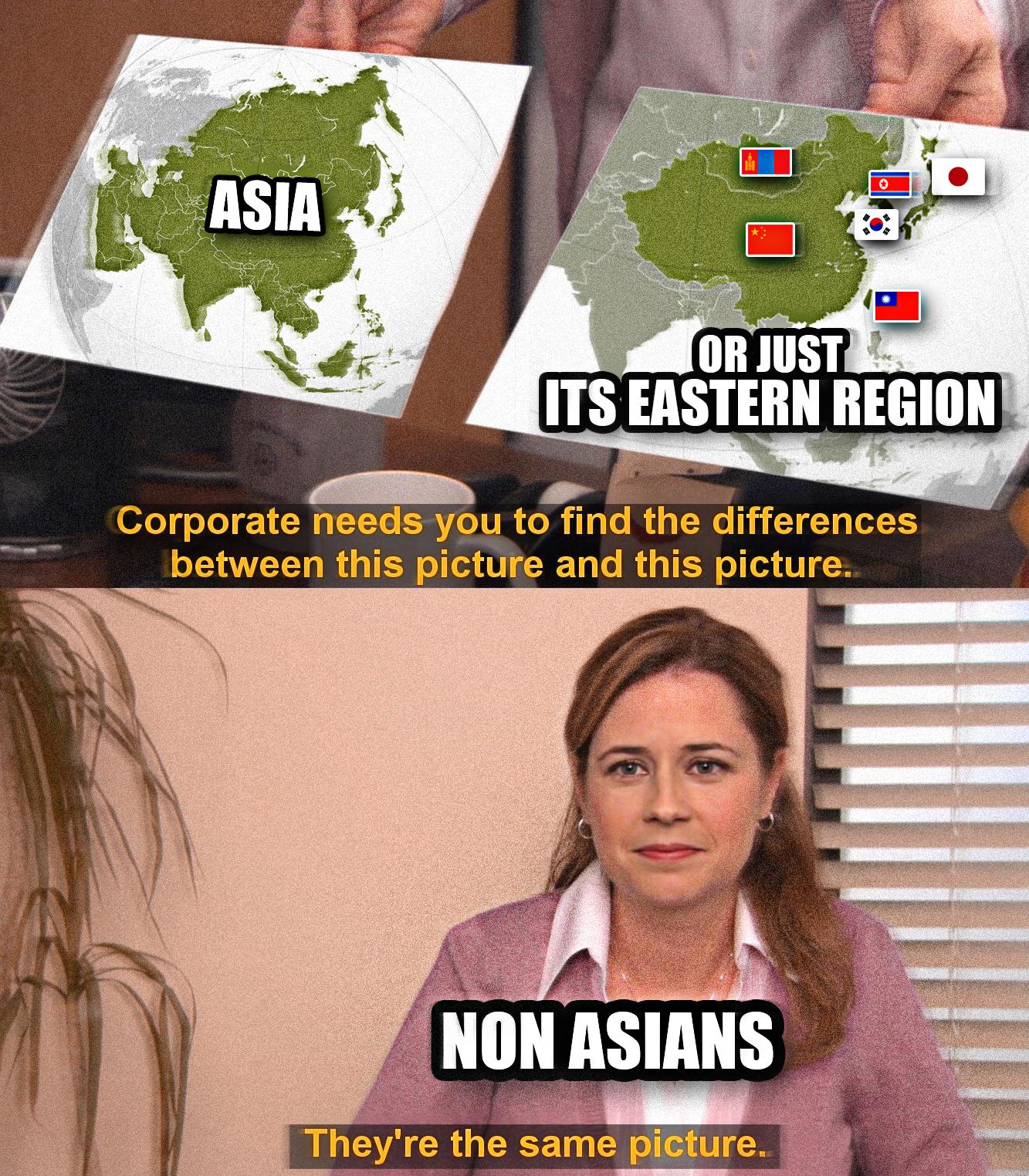 "Where do Asians come from?" North, South, West and Southeast Asians