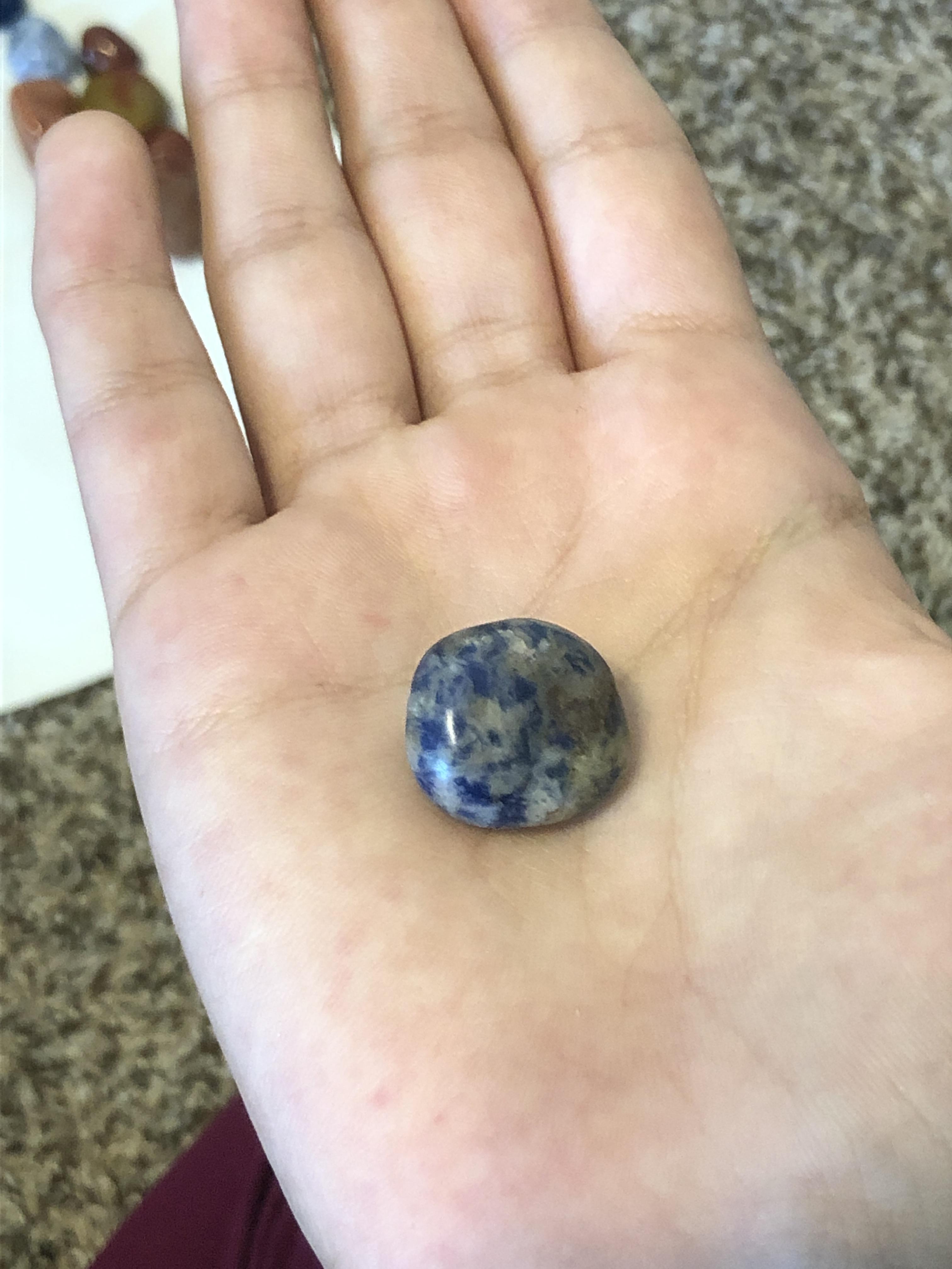 blue and brown stone r/whatsthisrock