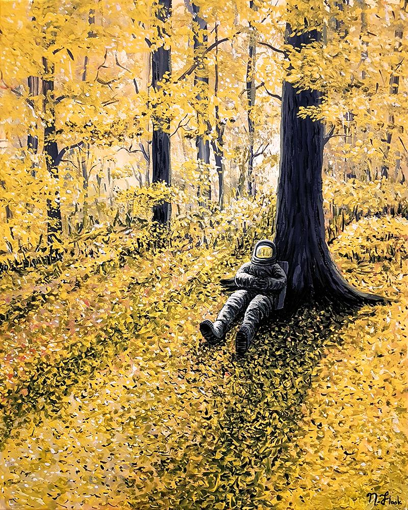 Just finished this acrylic painting r/pics