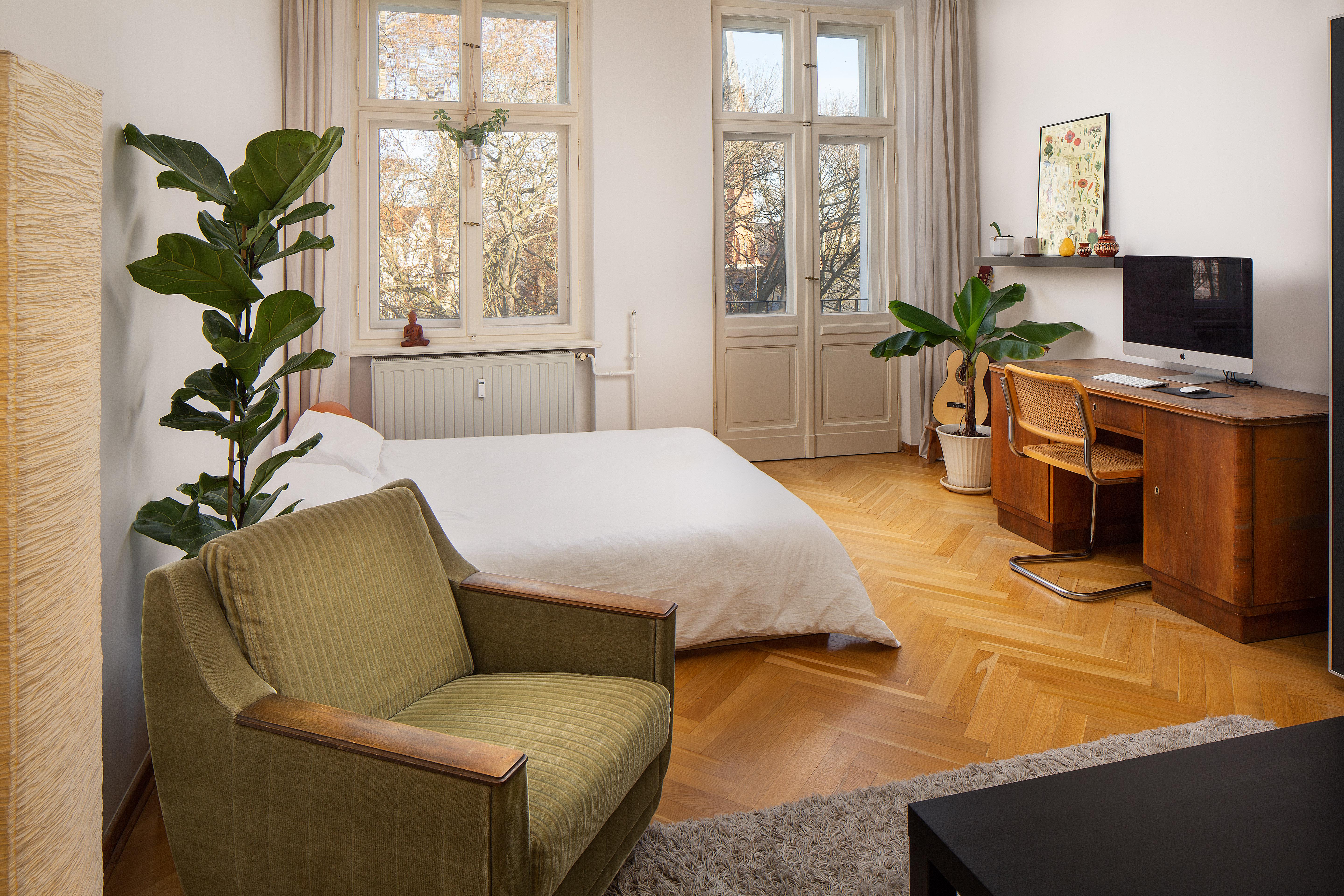 My west Berlin apartment with a range of mid century furniture r