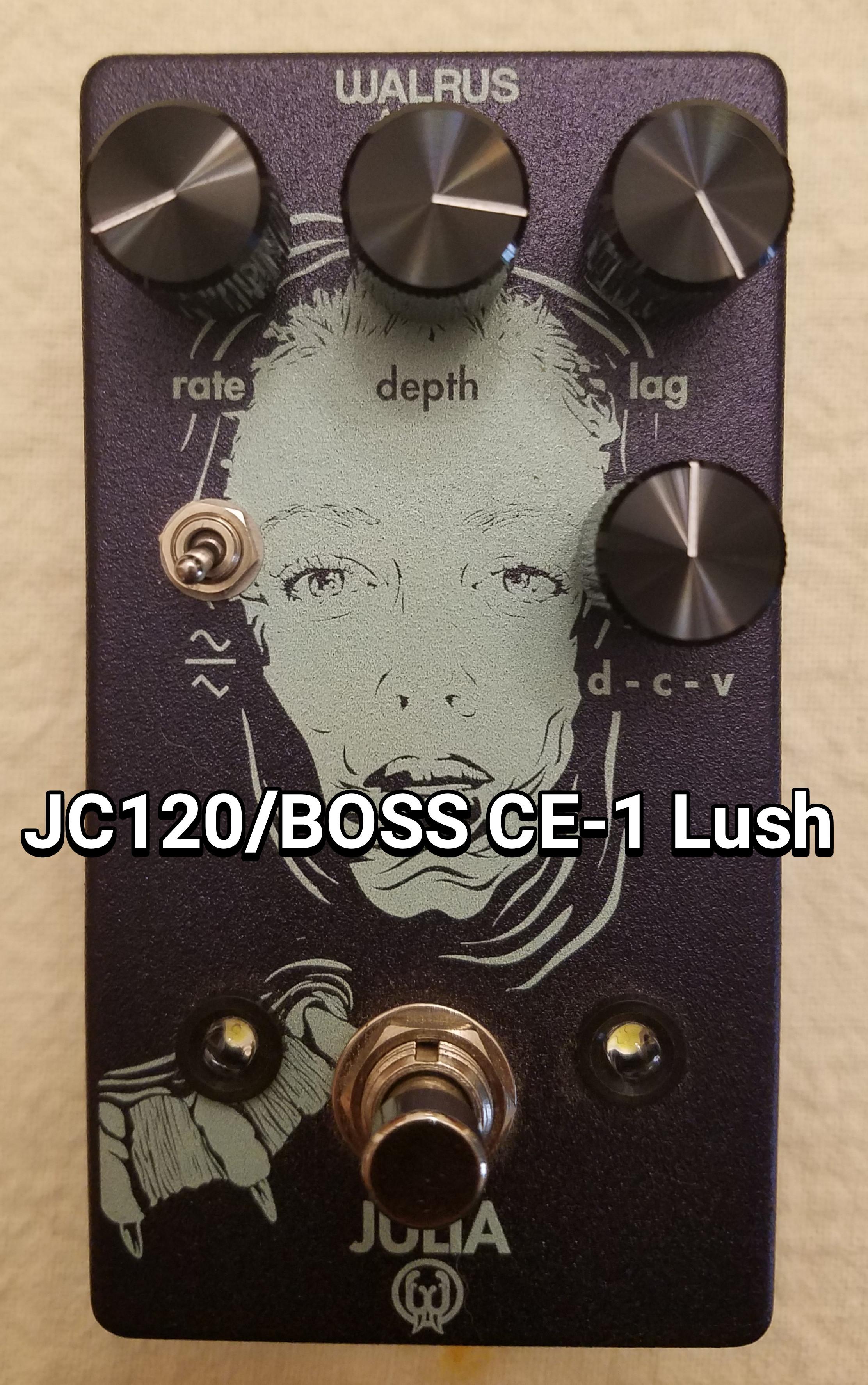 Walrus Audio Julia Chorus Setting for JC120/BOSS CE1 r/guitarpedals