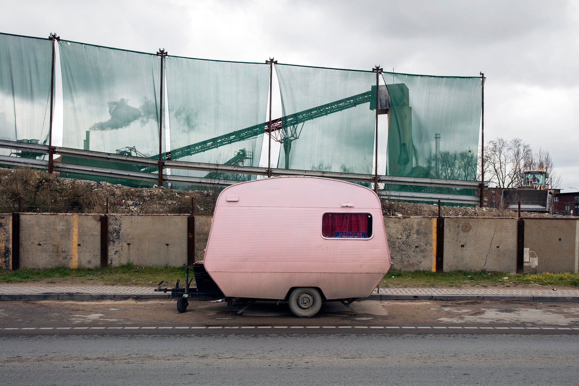 Martha’s love caravan: in this parking area in Germany’s Cologne