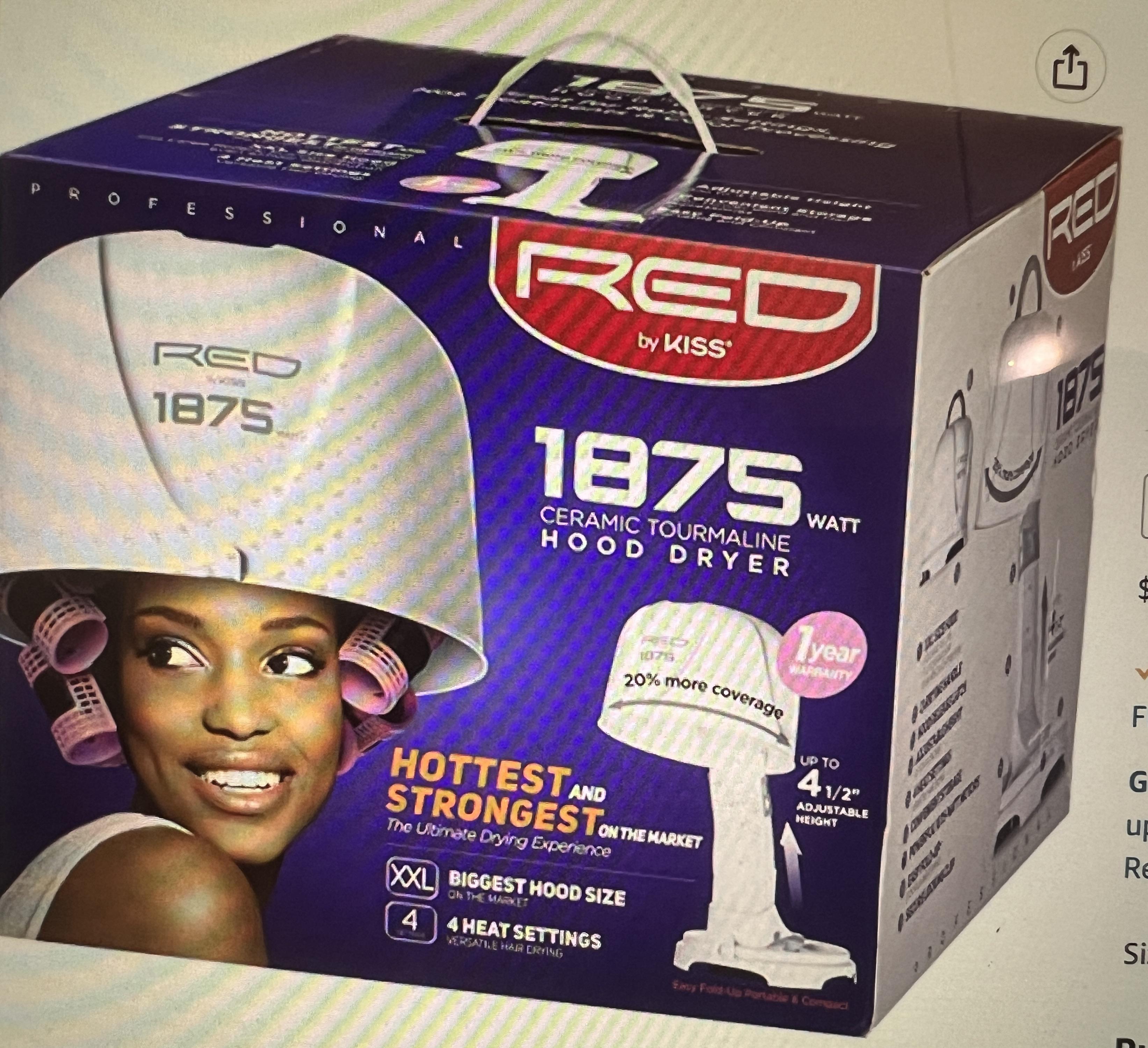 Thoughts on Red by Kiss 1875 or other hooded dryers r/Naturalhair