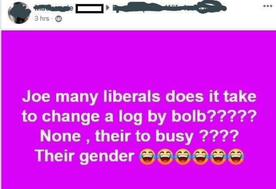 translation how many liberals does it take to change a lightbulb? None