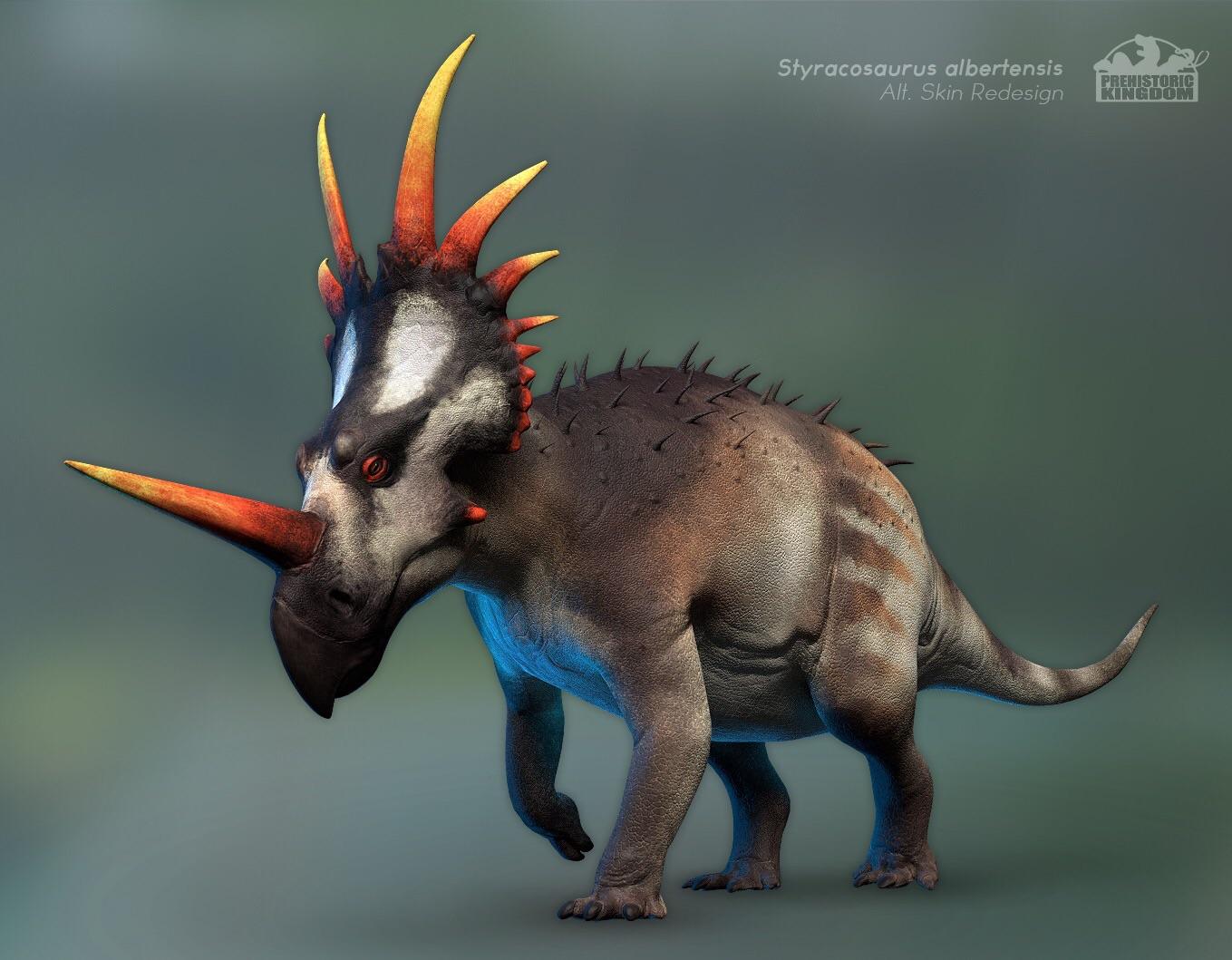 One of Prehistoric Kingdom’s Styracosaurus models 👀