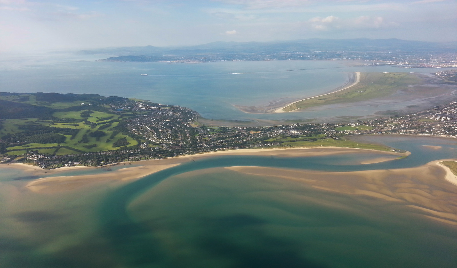 Aerial view of Howth Head & Dublin Bay r/ireland