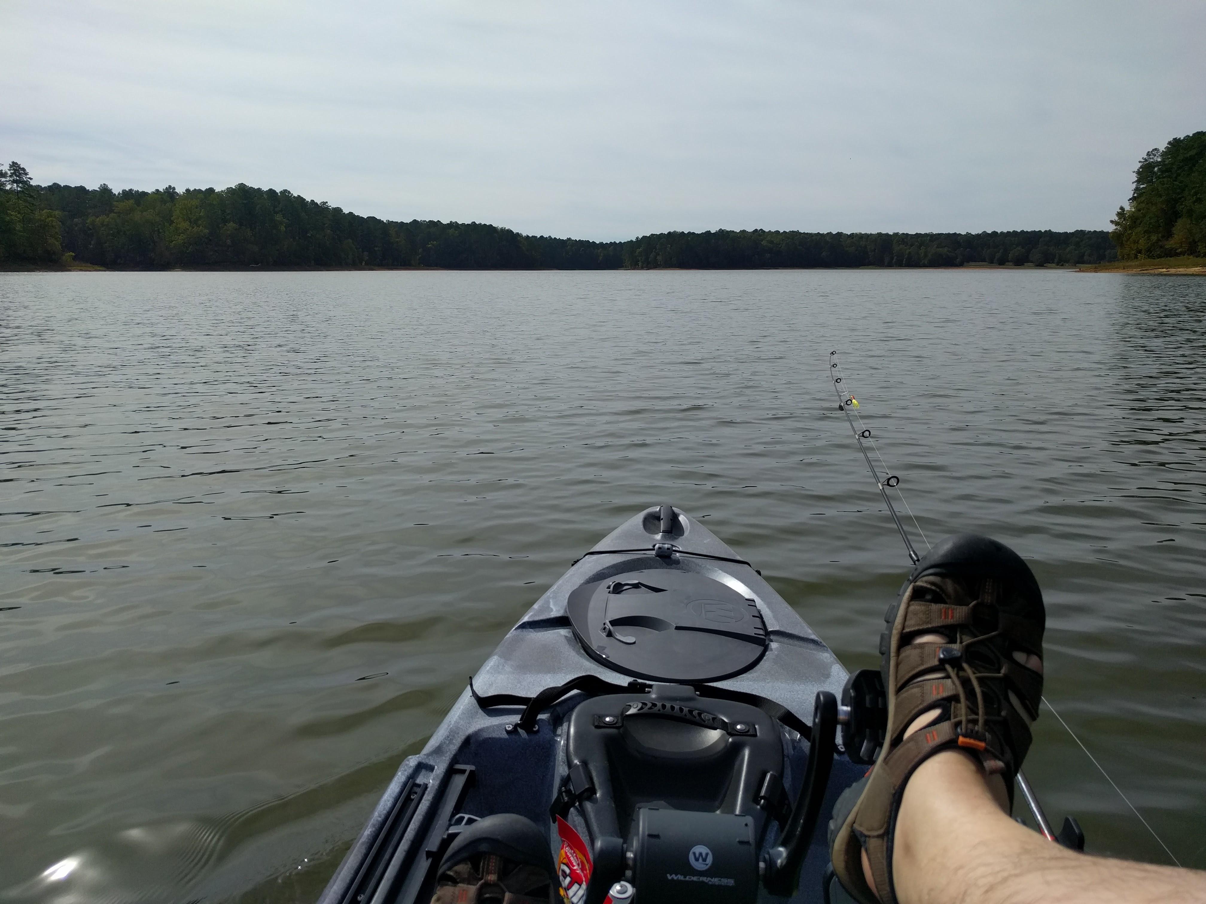Peddling on Clarks Hill Lake, GA r/Kayaking