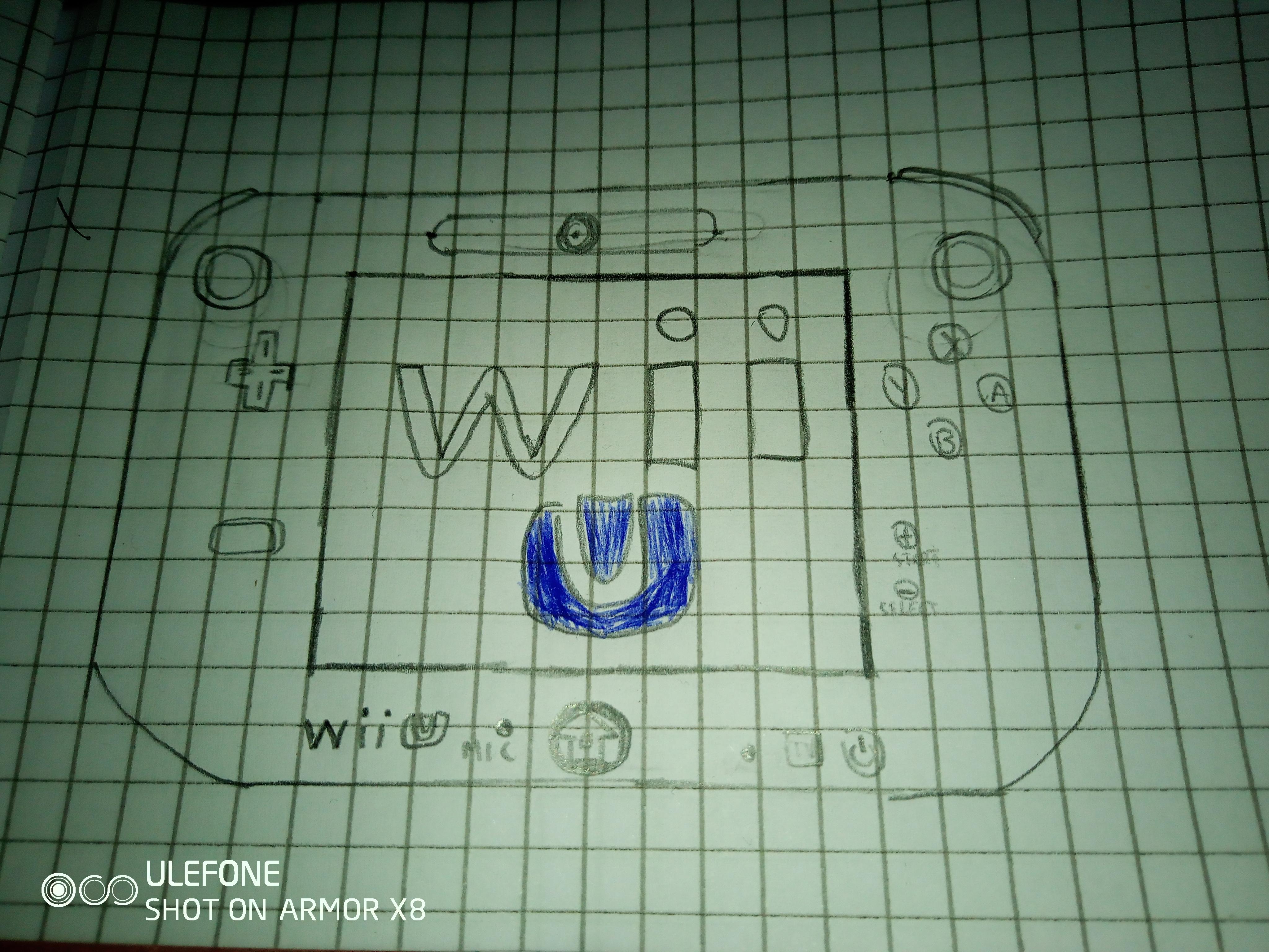 I made a drawing of my favorite console! What do you think? r/wiiu