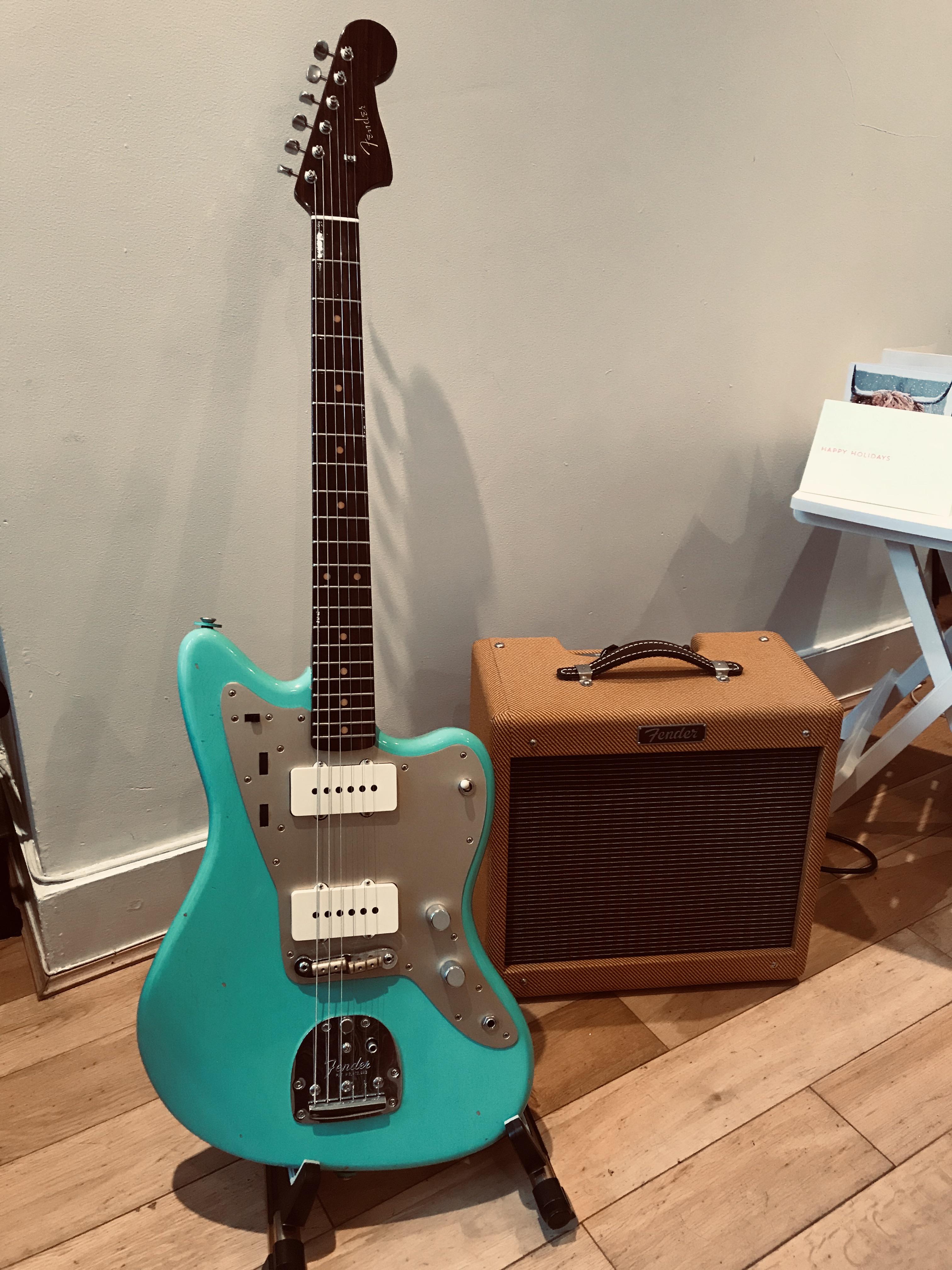 NGD seafoam green Jazzmaster) r/guitars