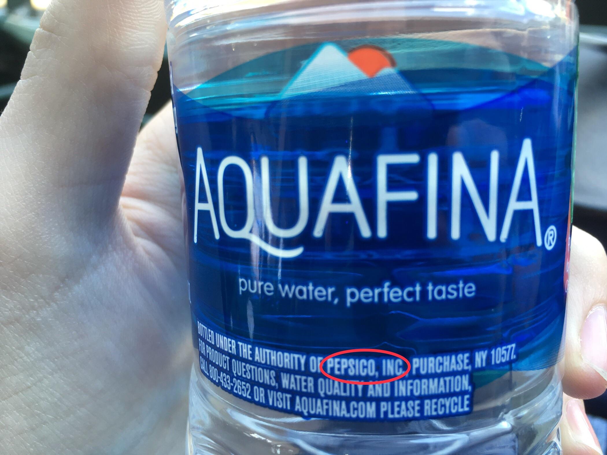 Ah, so that’s why Aquafina tastes like poopoo. r/HydroHomies