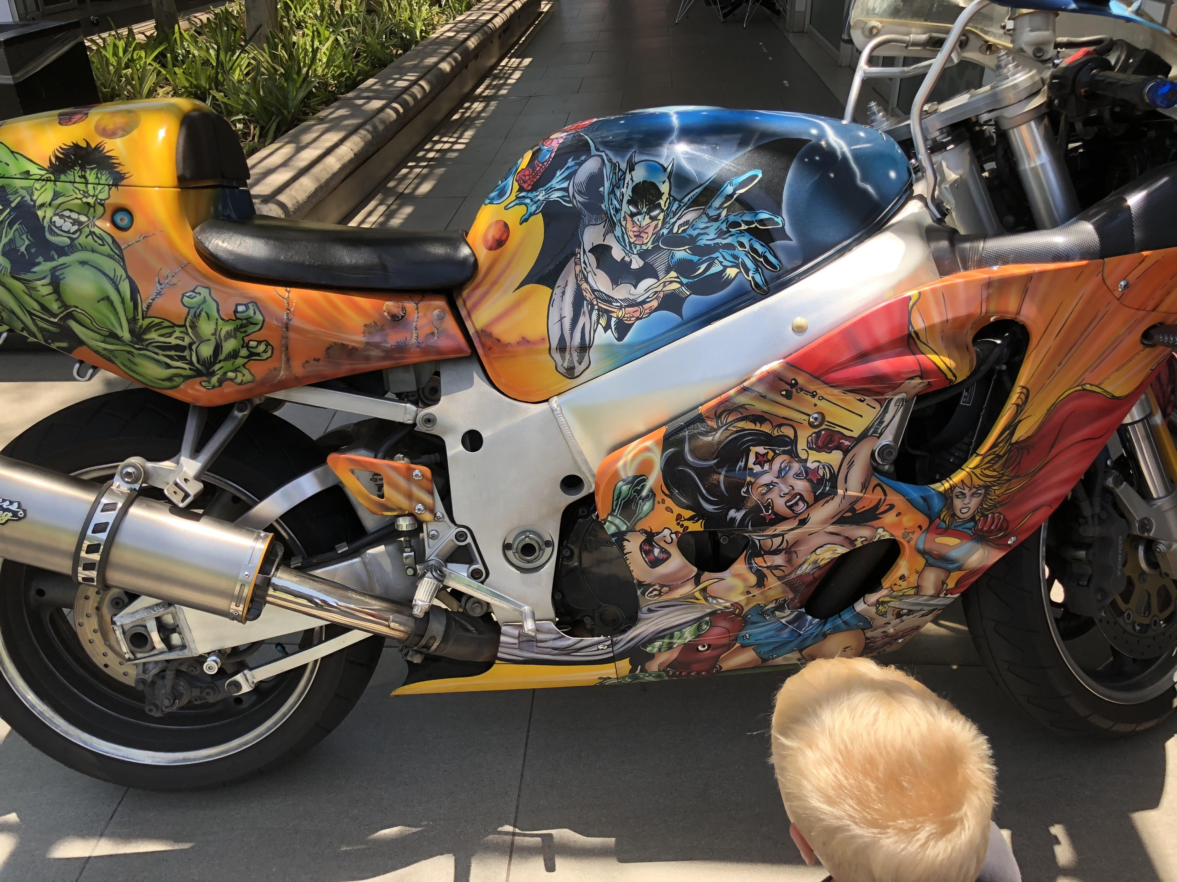 Super Hero custom paint job! r/motorcycles