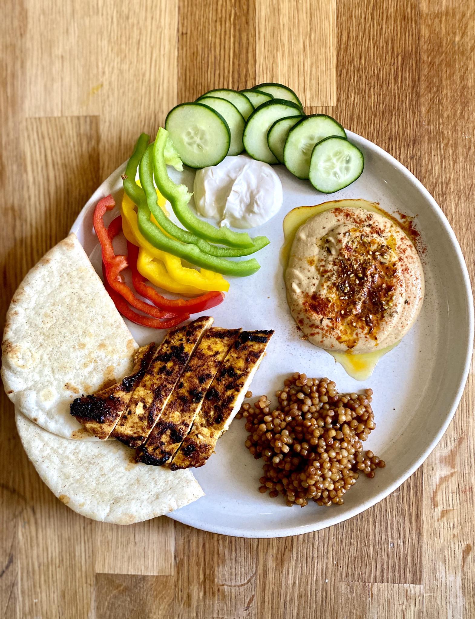 I made Kenji's Israelistyle extra smooth hummus. Time consuming but