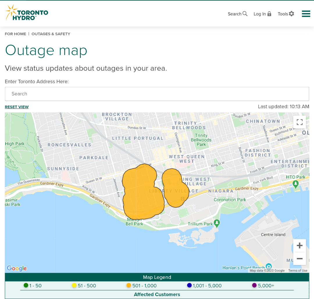 Power Outage in Parkdale. RIP WFH. No updates yet on Twitter. r/toronto