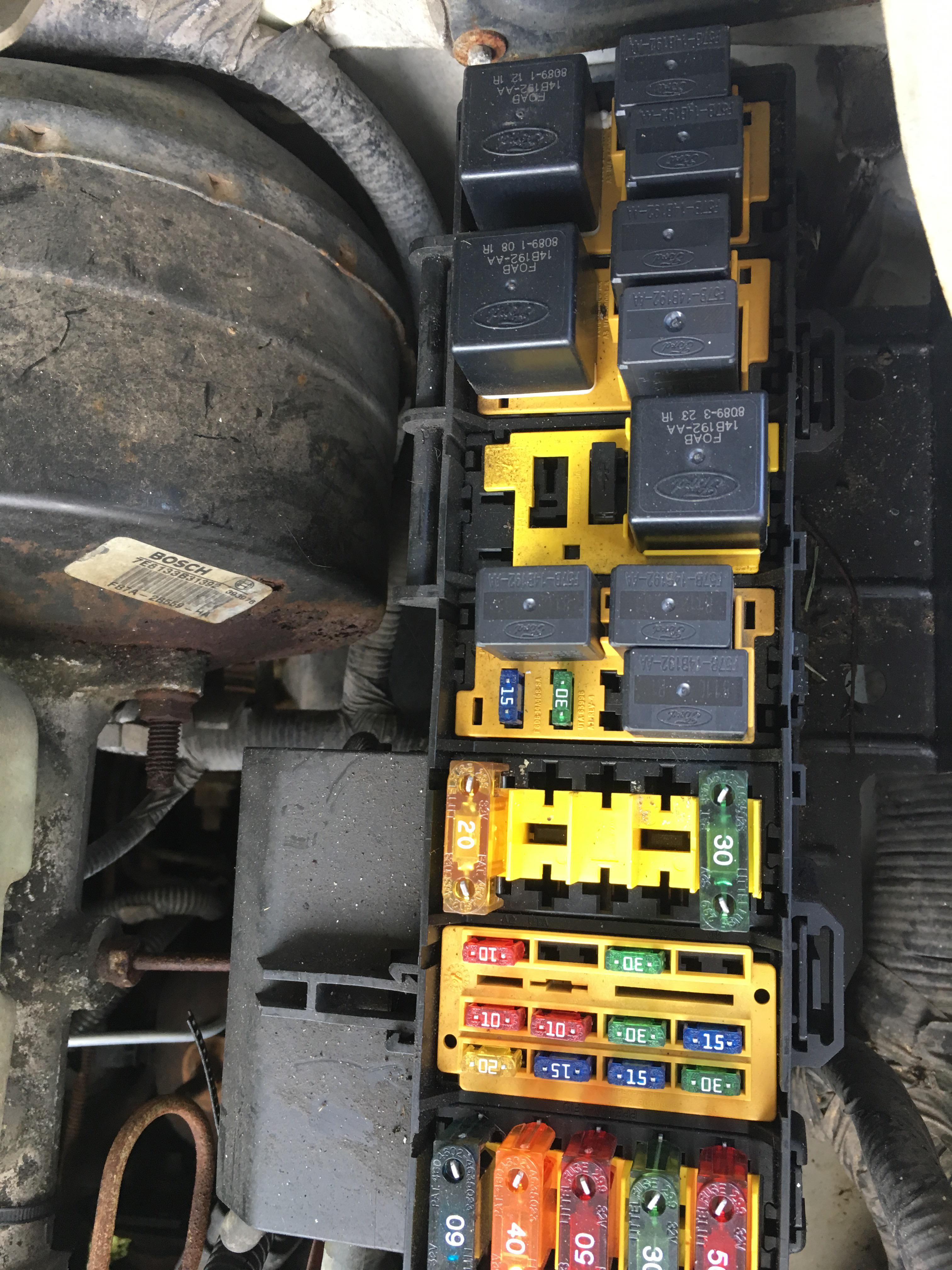 Opened up the relay box and found a 20a mini loose. Anyone have a