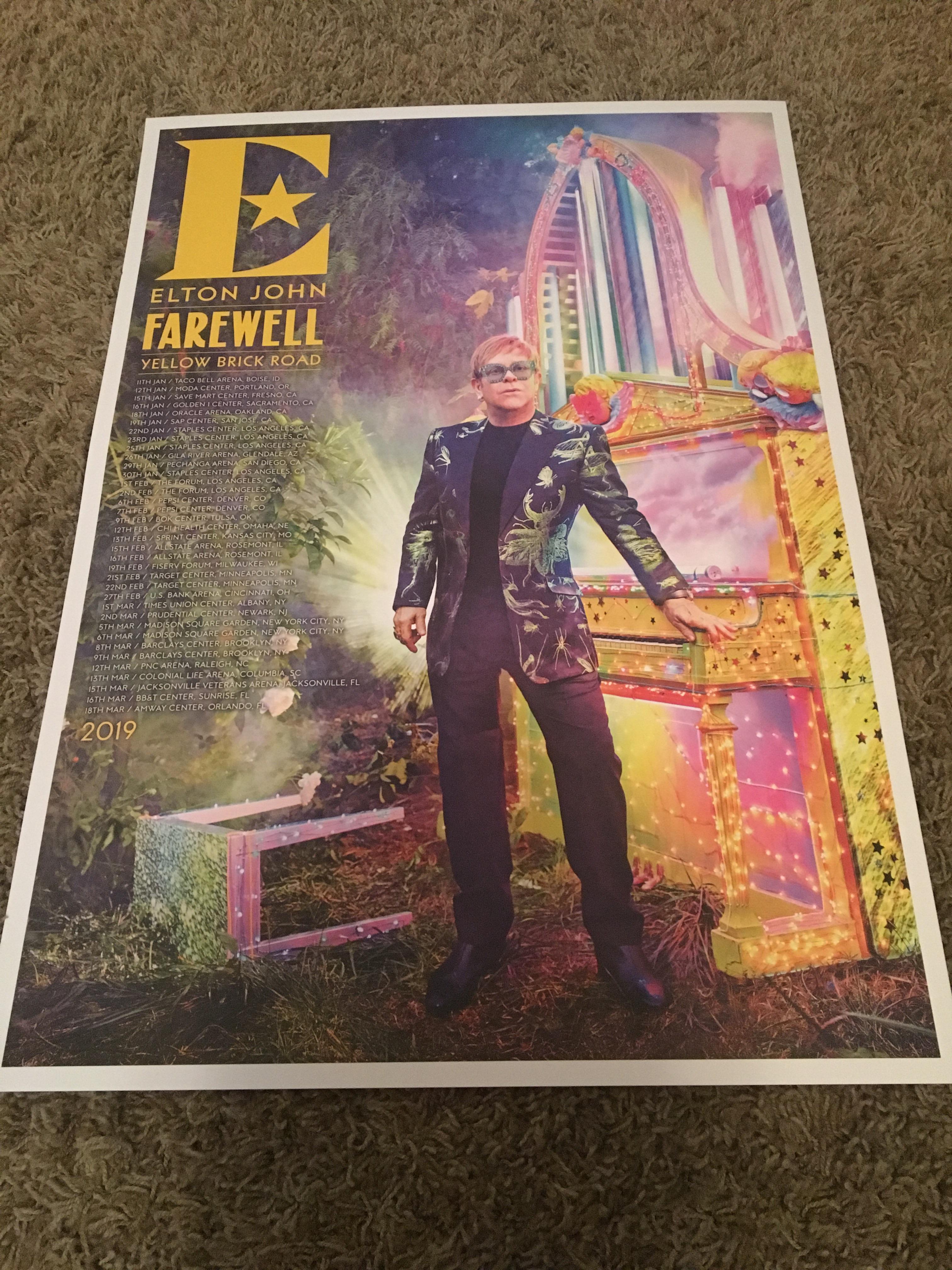 Elton John’s last concert in Arizona, during his final tour r