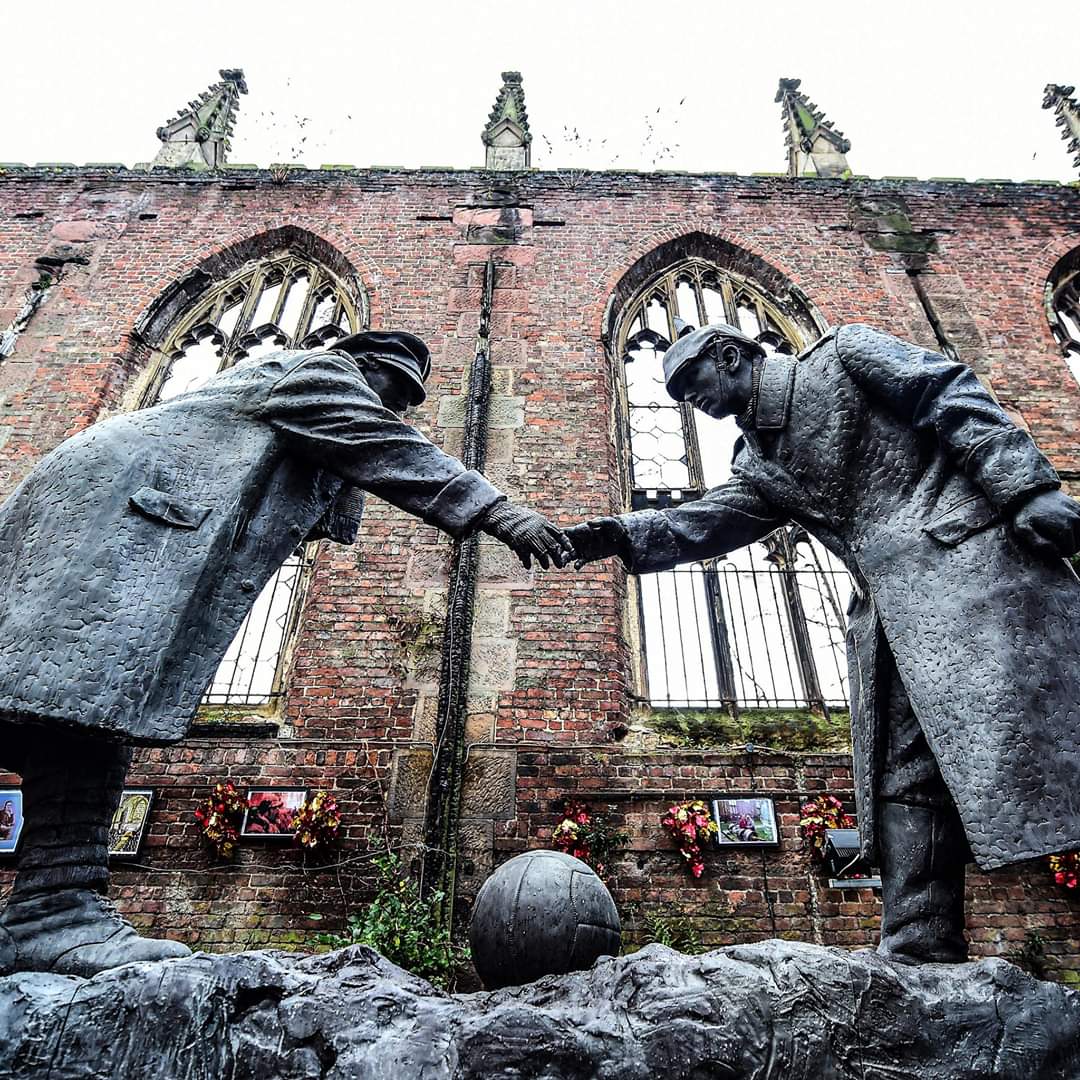 105 years ago today, English and German soldiers stopped fighting in WWI to have a game of