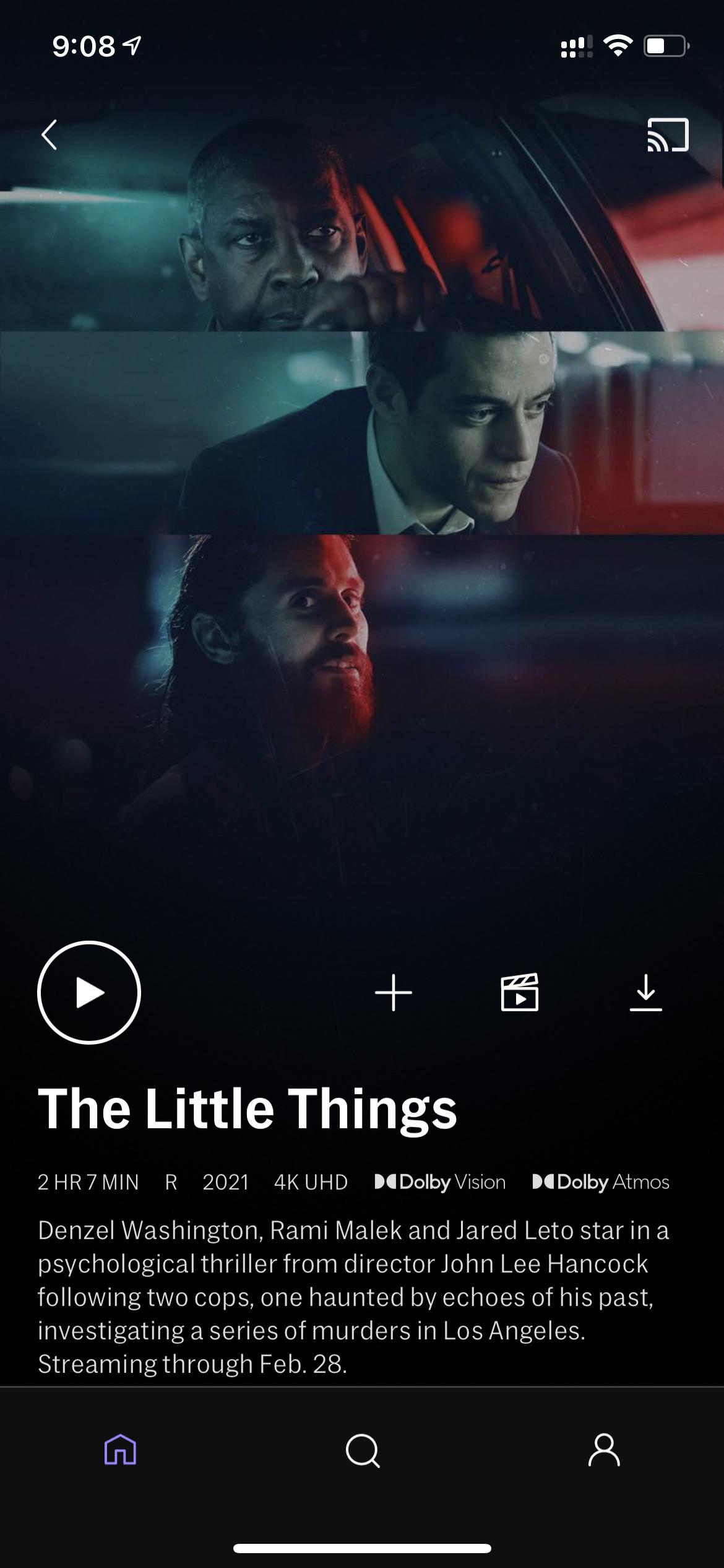 “The Little Things” is now available on HBO Max! r/HBOMAX
