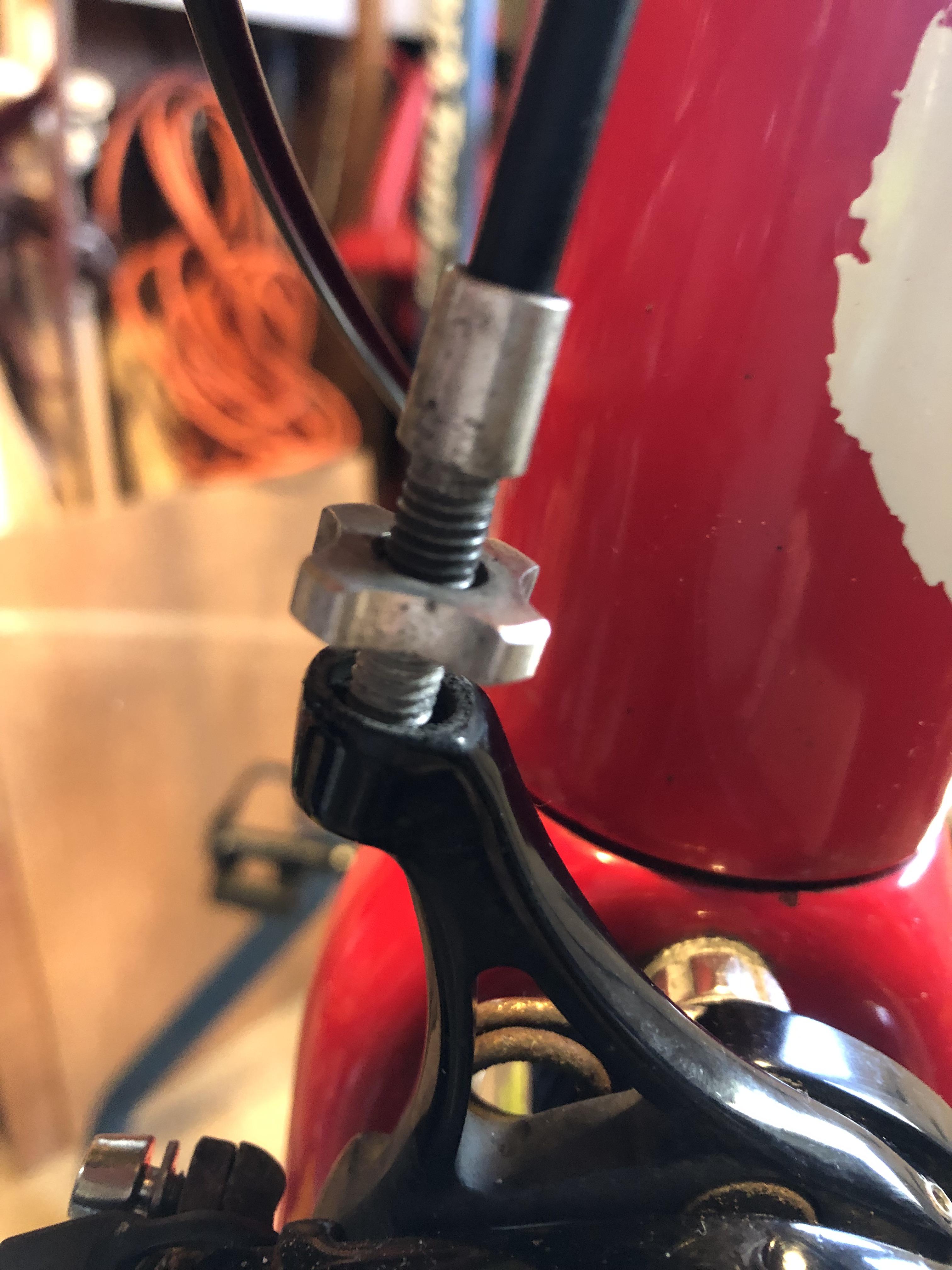 Help. Cable housing stuck to barrel adjusterI'm trying to replace the