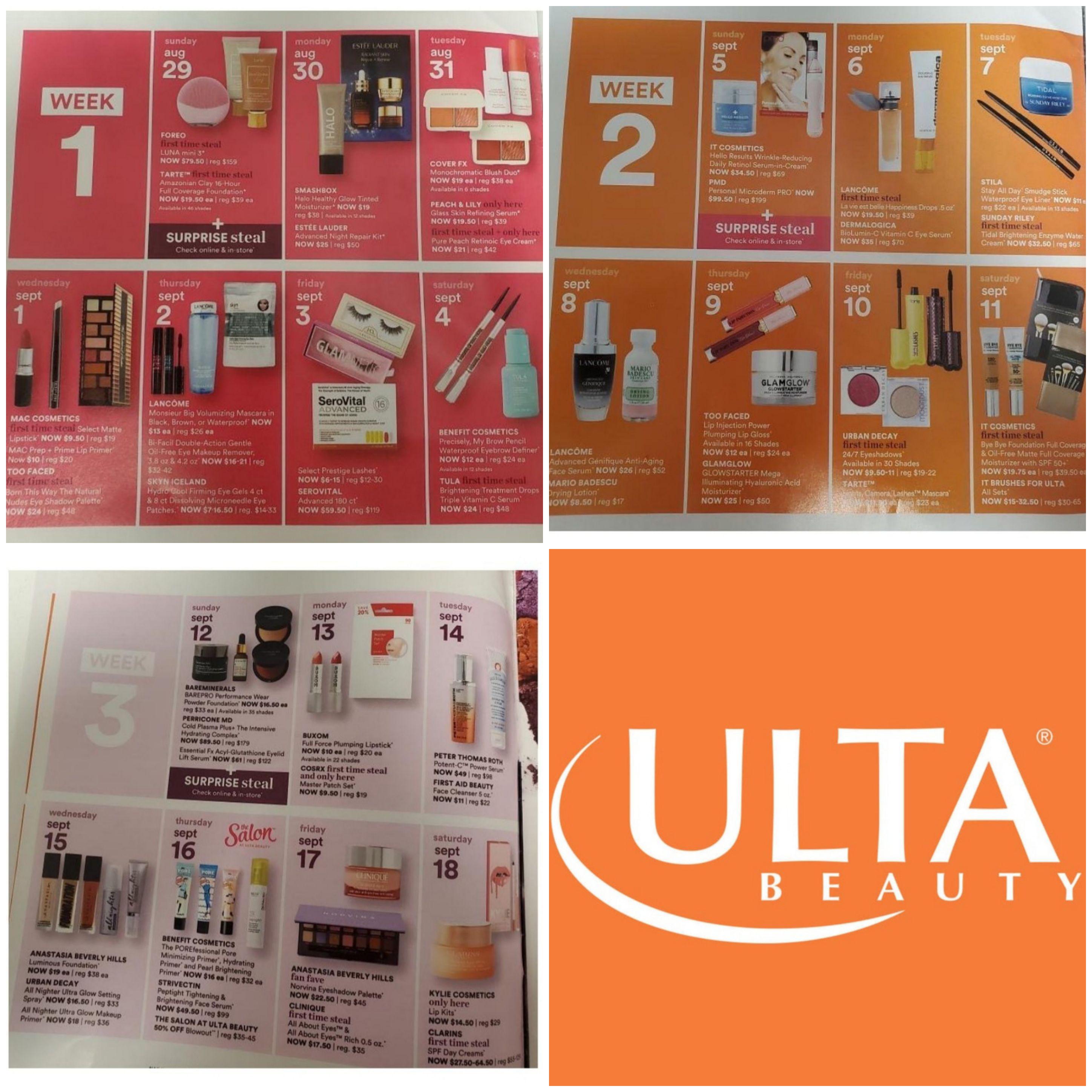 Ulta 21 Days of Beauty Aug 29 Sep 18 r/MUAontheCheap