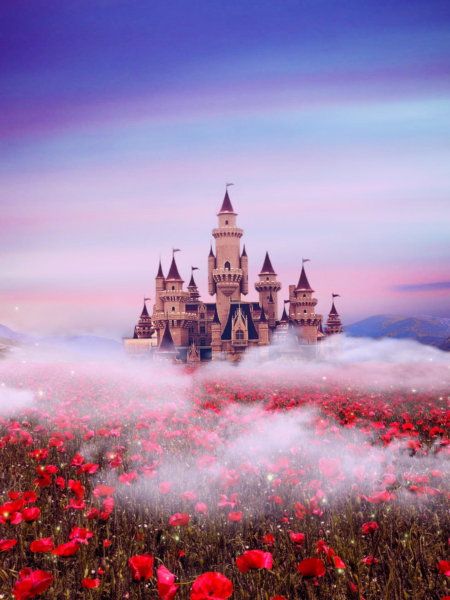 Castle in a rose field edit r/TheBodega