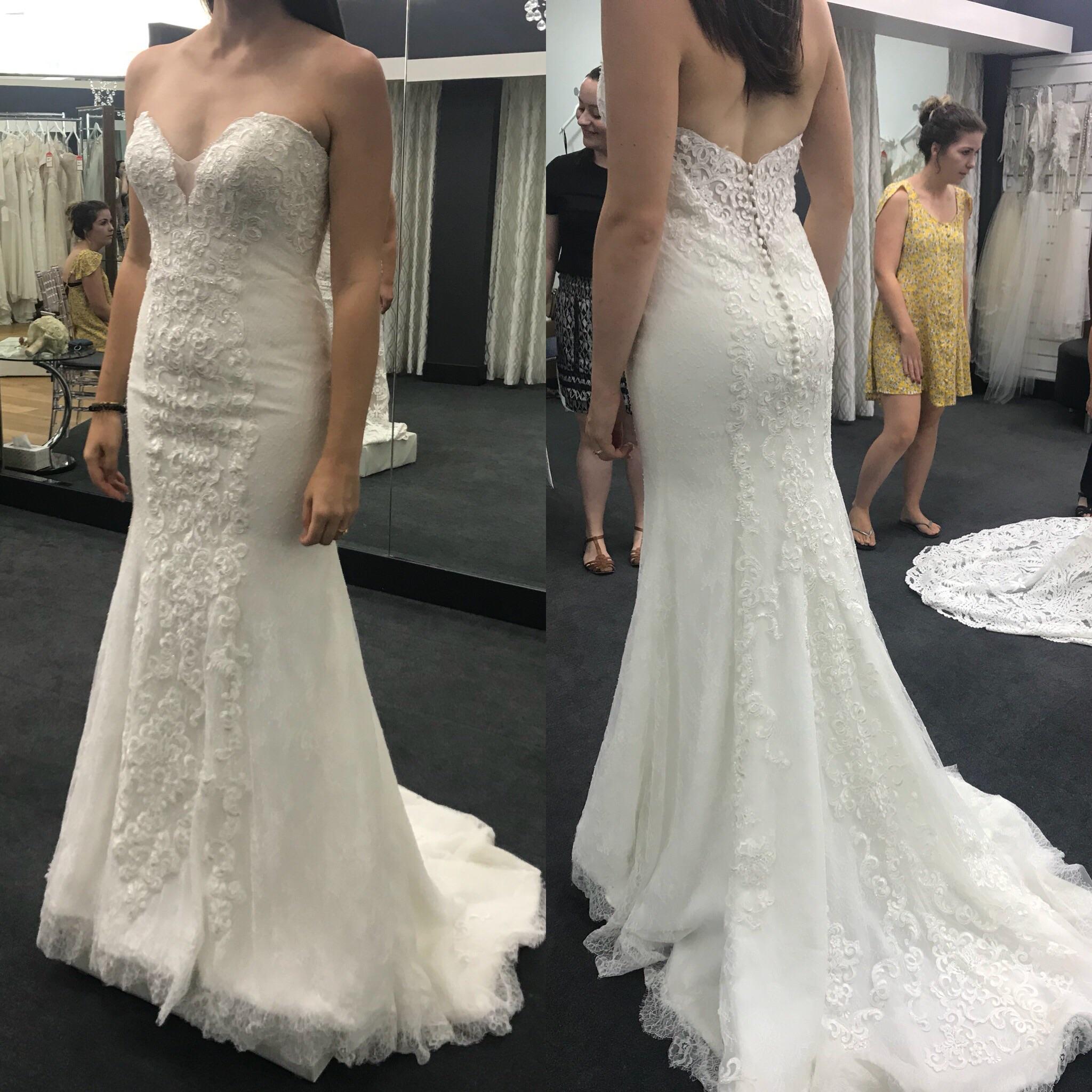 Just got my wedding dress on sale, off the rack, in my size, only a