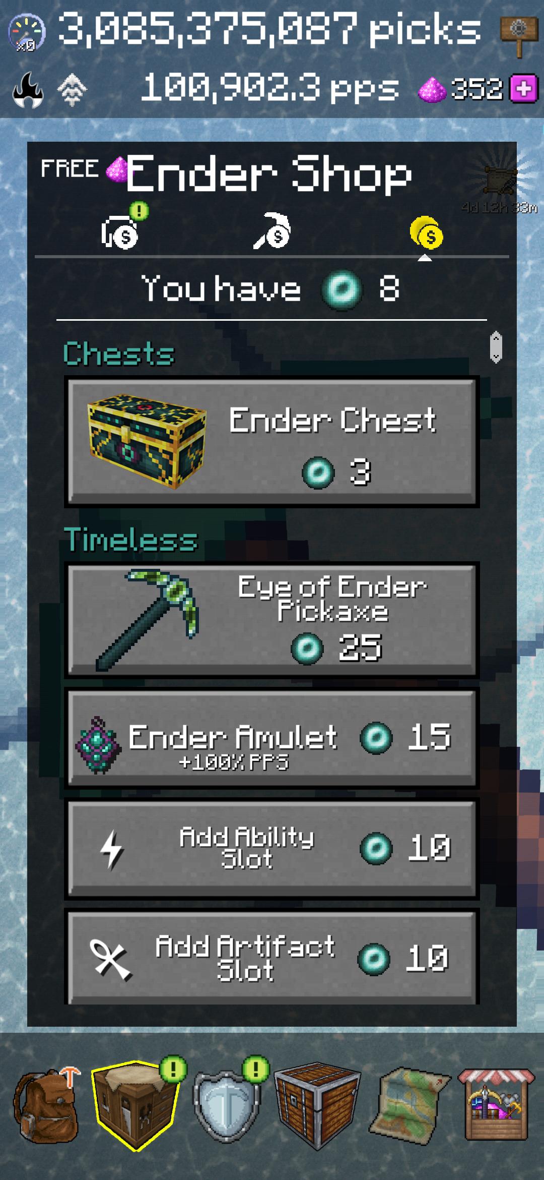 What should I spend my ender pearls on? r/pickcrafter