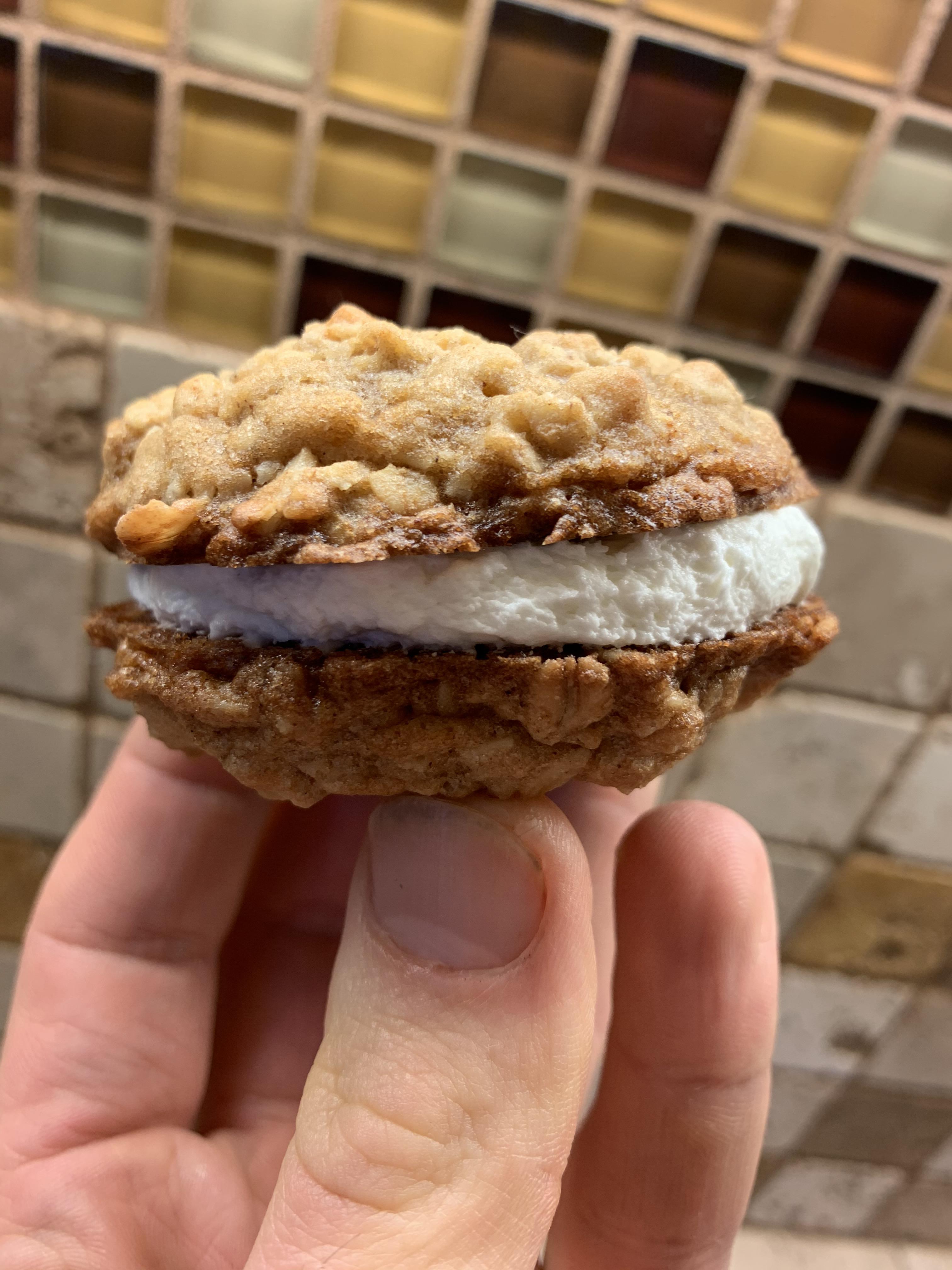 Homemade Oatmeal Cream Pies Baking