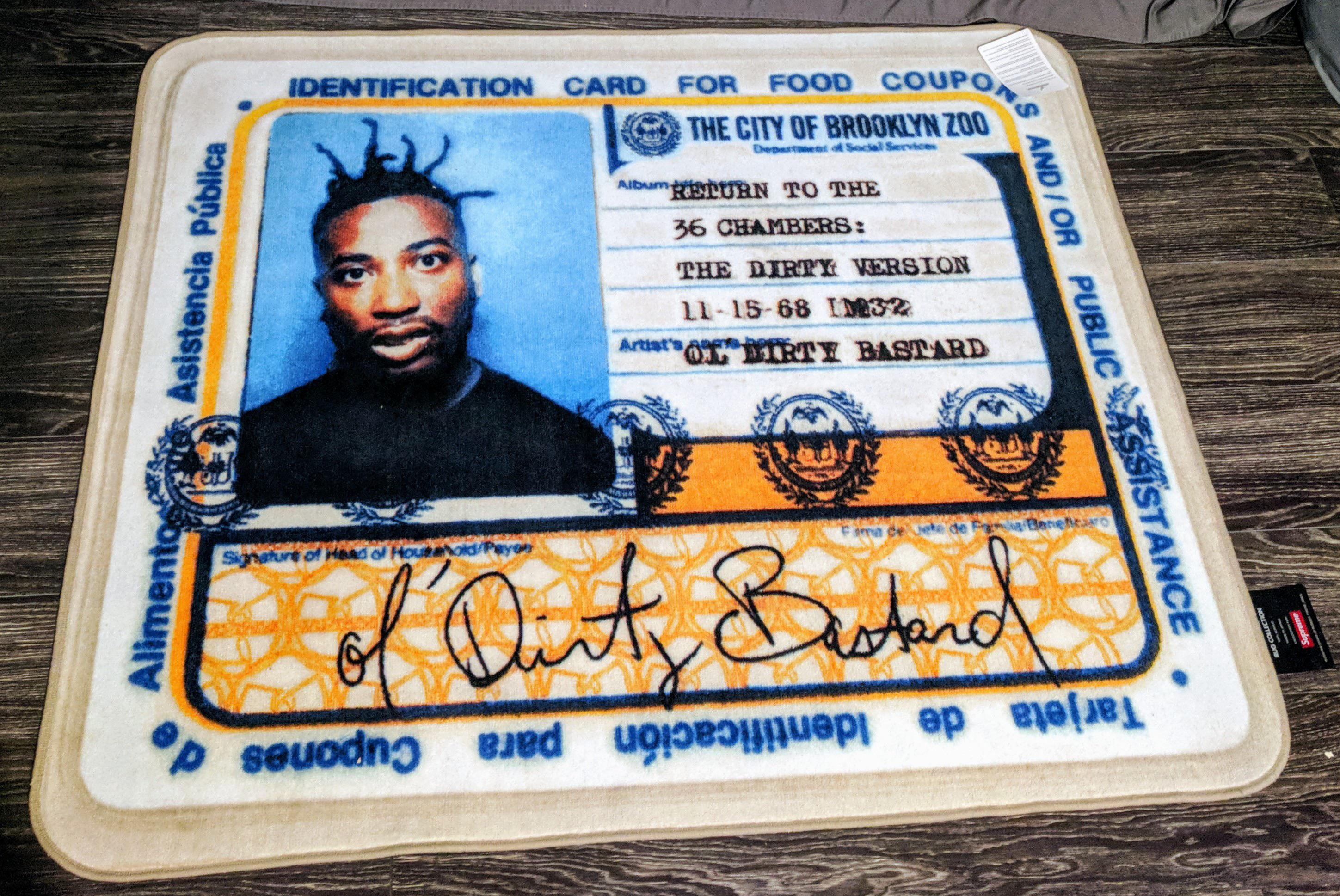 w2c old dirty bastard (odb) supreme rug r/DecorReps