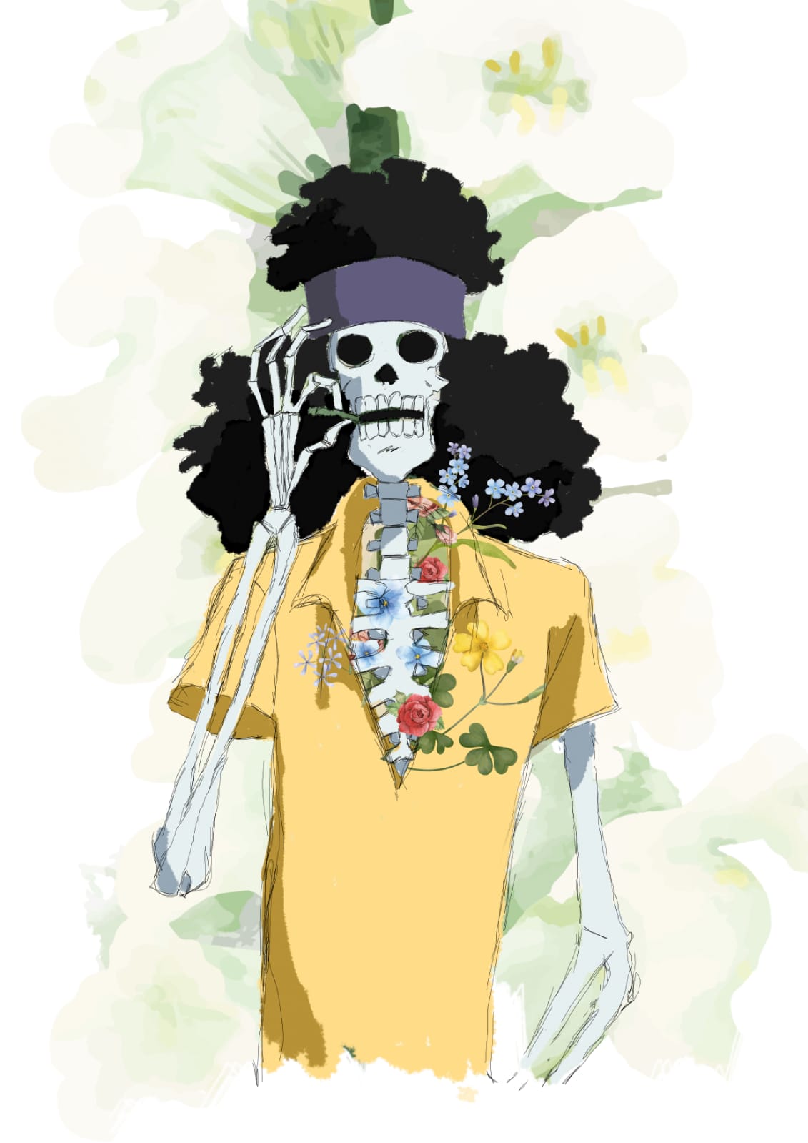 Brook One Piece Soul King Wallpaper