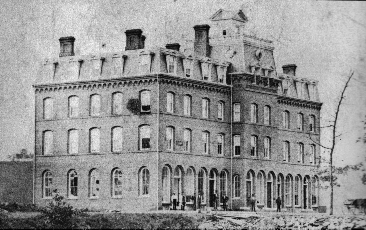 The Farren House, later known as the Grand Trunk Hotel, in Turner's