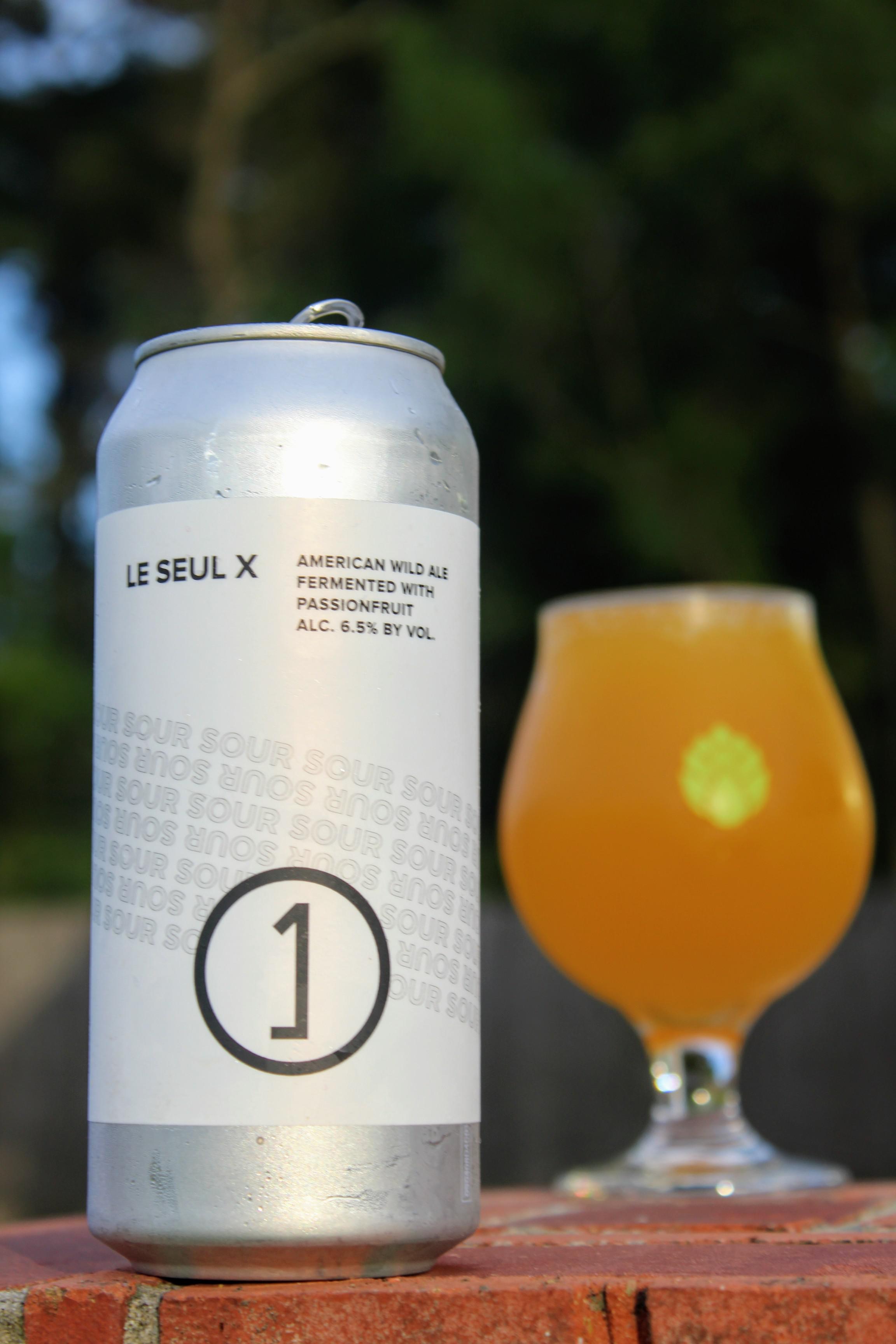 Le Seul X American Wild Ale Fermented with Passion fruit. From Une Année Brewery, in Niles