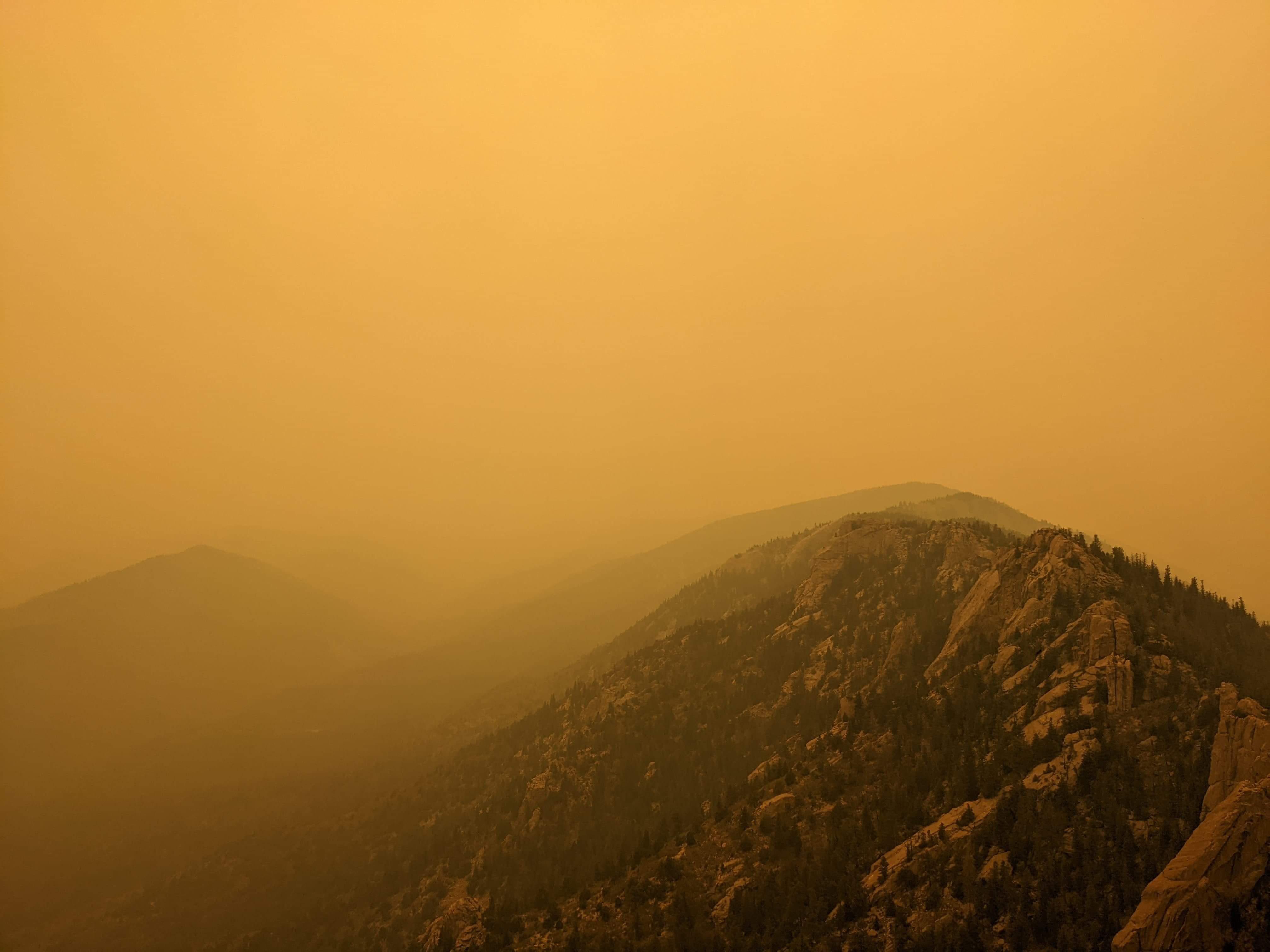 View from the top of the Tooth looking toward Black Mountain. 5/11/22