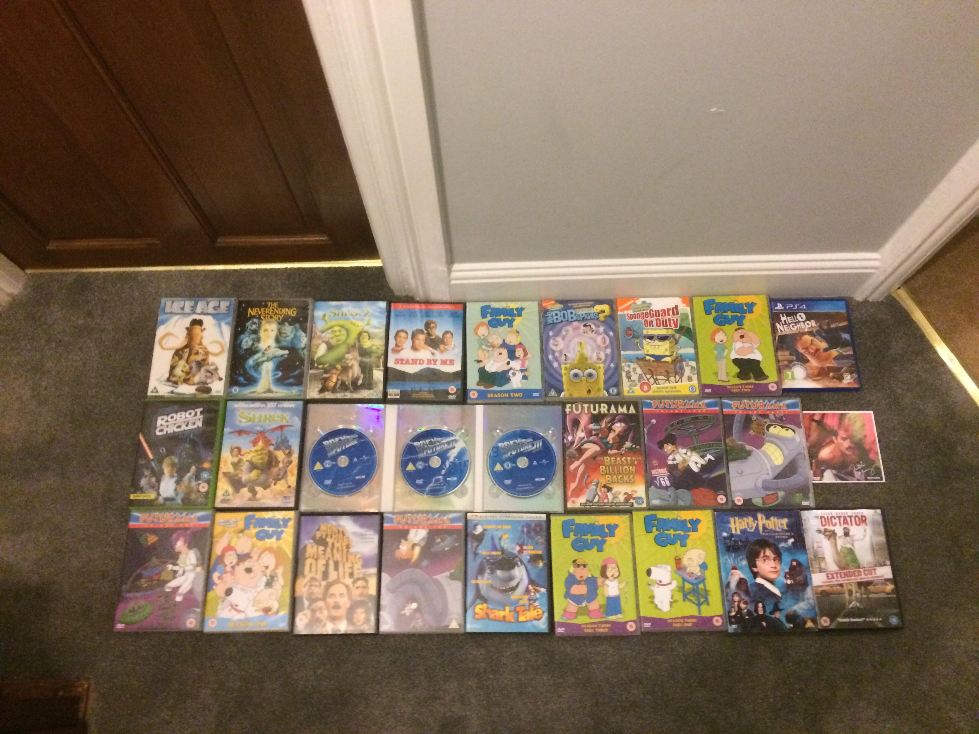 My collection before I sell them and replace them with BluRays r/dvdcollection