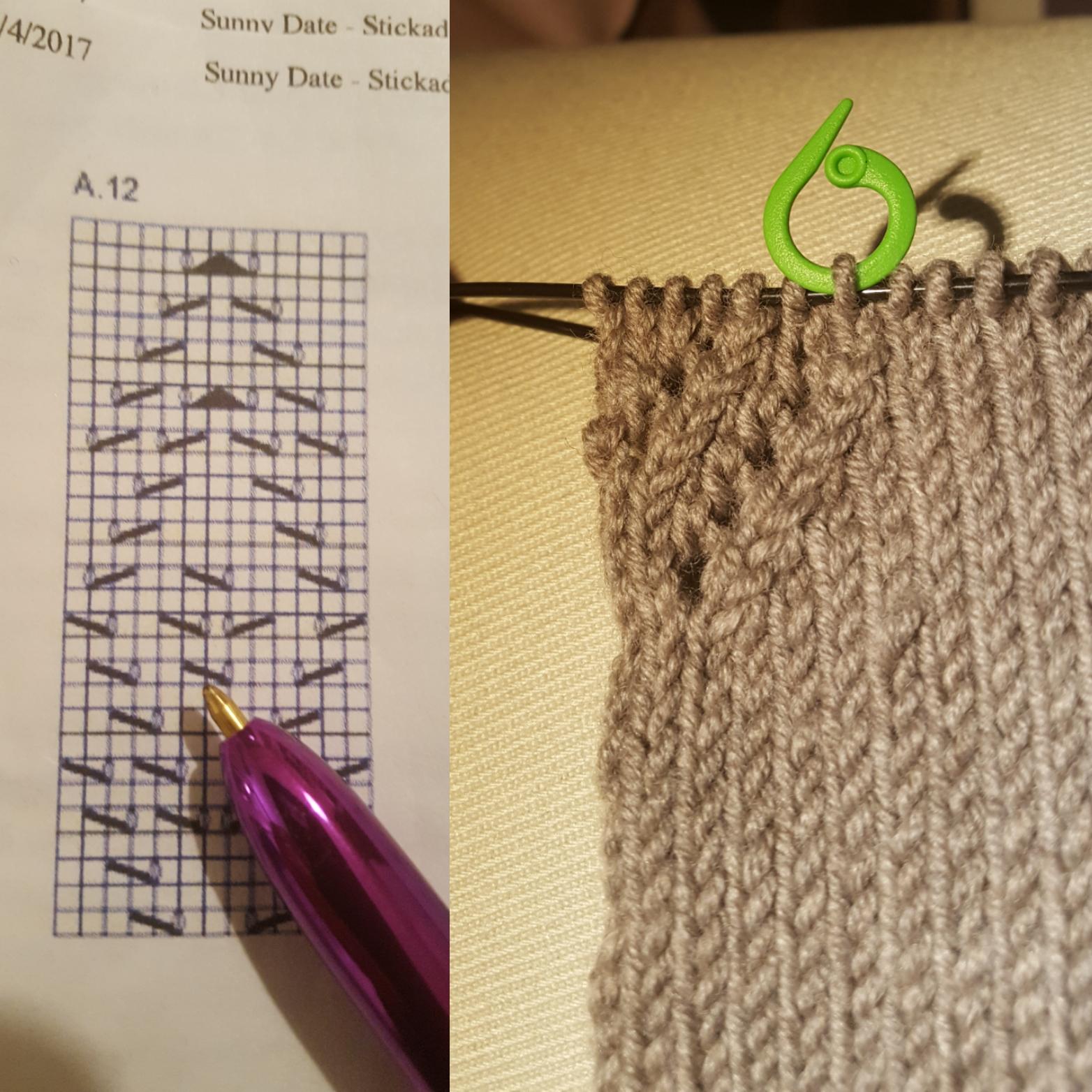 Knitting sleeves w/ Magic Loop, problem with pattern r/knitting