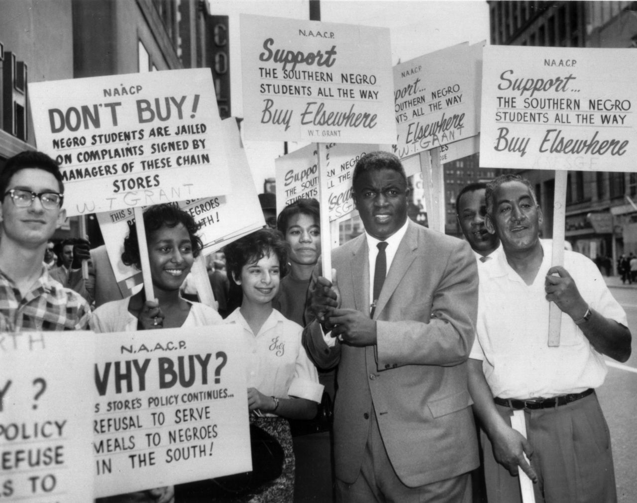 Jackie Robinson, Hall of Fame baseball player who first broke the