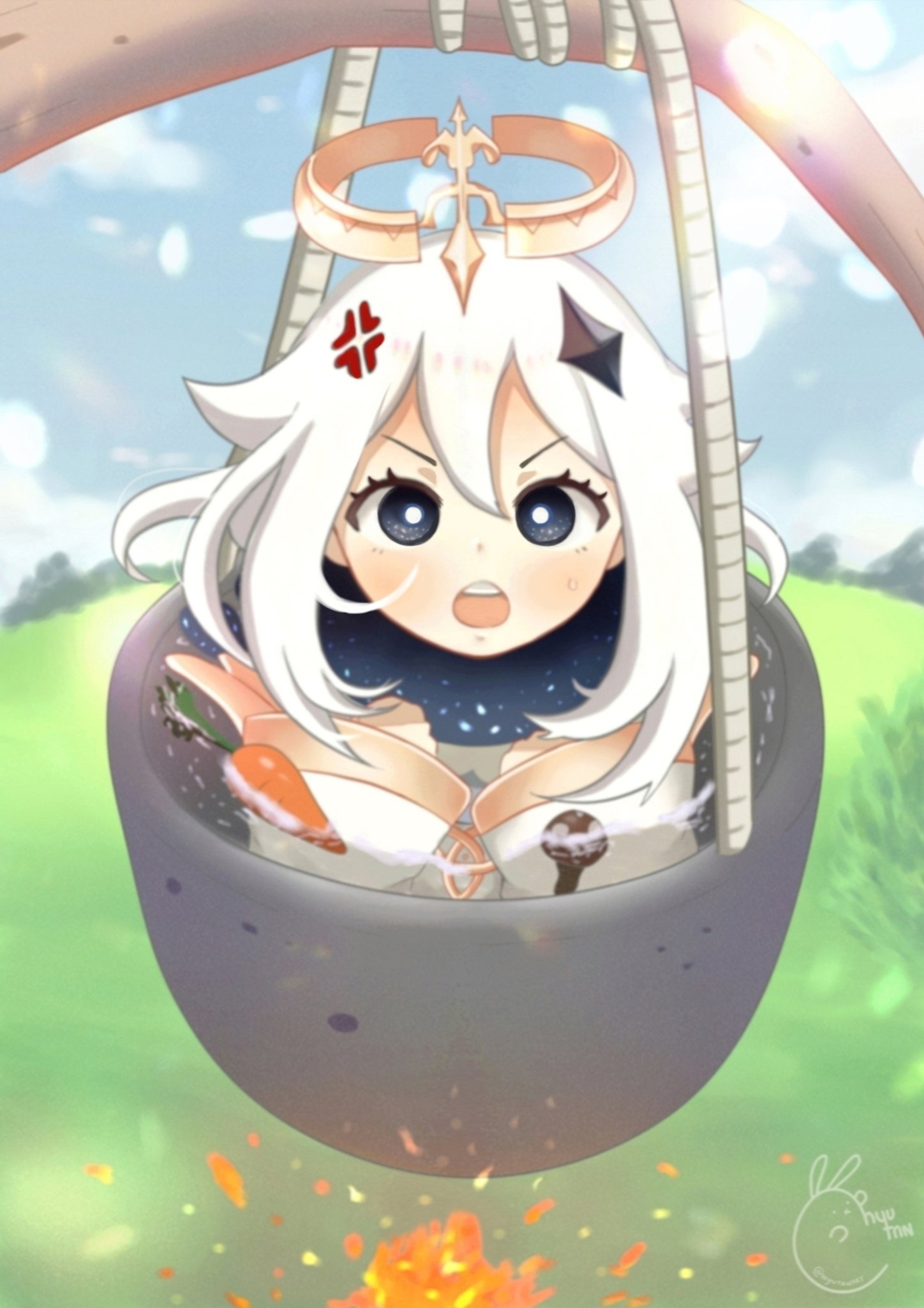 Emergency Food Paimon / Genshin Impact Paimon Emergency Food Sticker