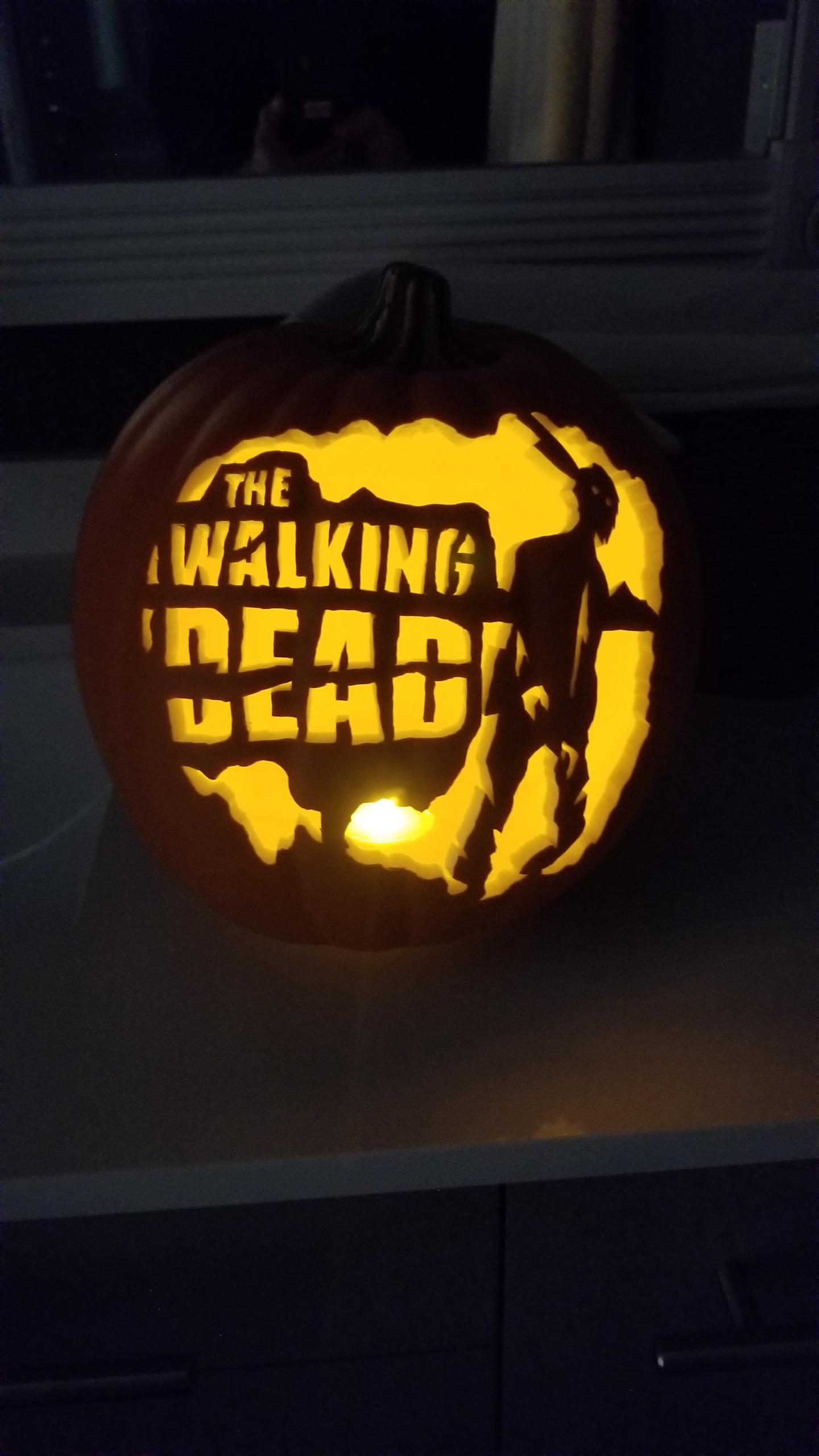 The Walking Dead Pumpkin Template at genabnerblog Blog